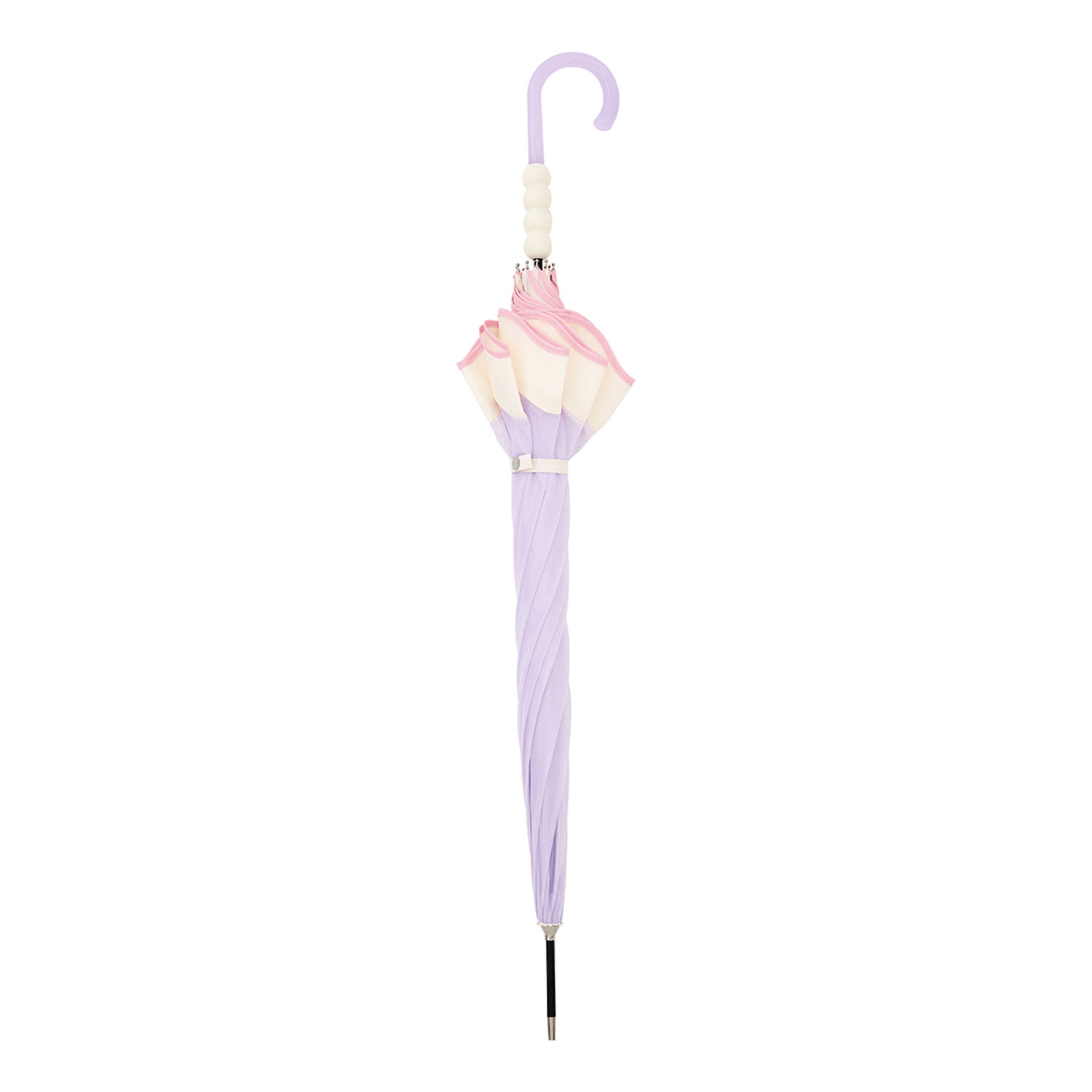 【because】 クリア／ナミナミ長傘 - 画像9