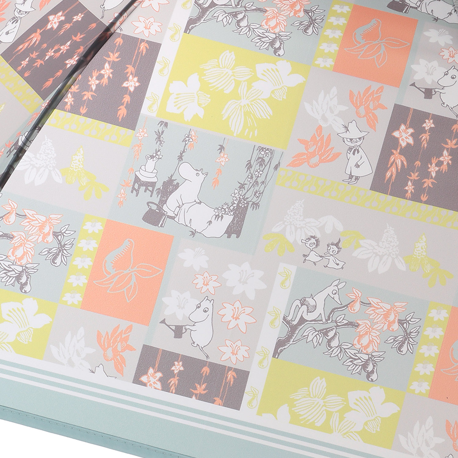 MOOMIN ムーミンパッチワーク柄 ジャンプ傘 - 画像3