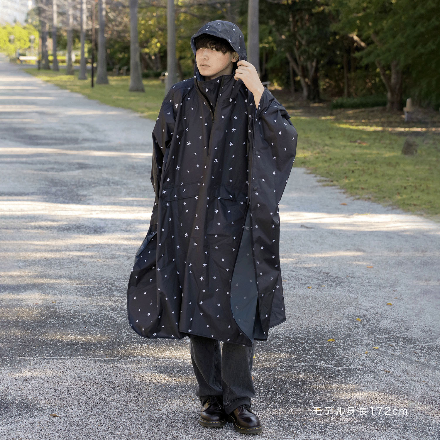 【nifty colors】 レインポンチョ - 画像2