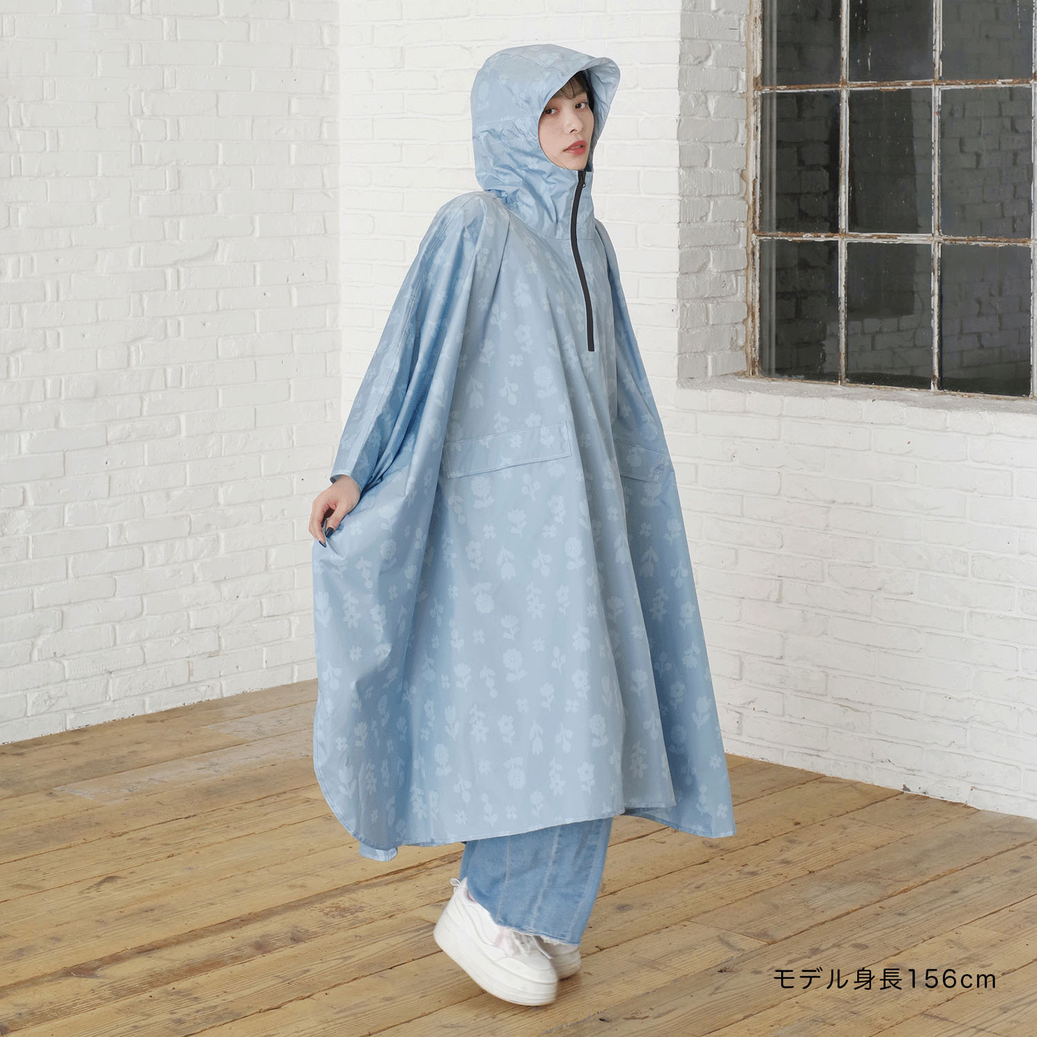 【nifty colors】 レインポンチョ - 画像8