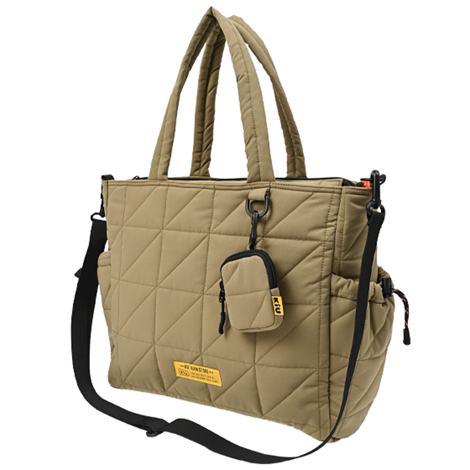 Kiu スクエアパデット マルチパ－パス トートバッグ - 画像4