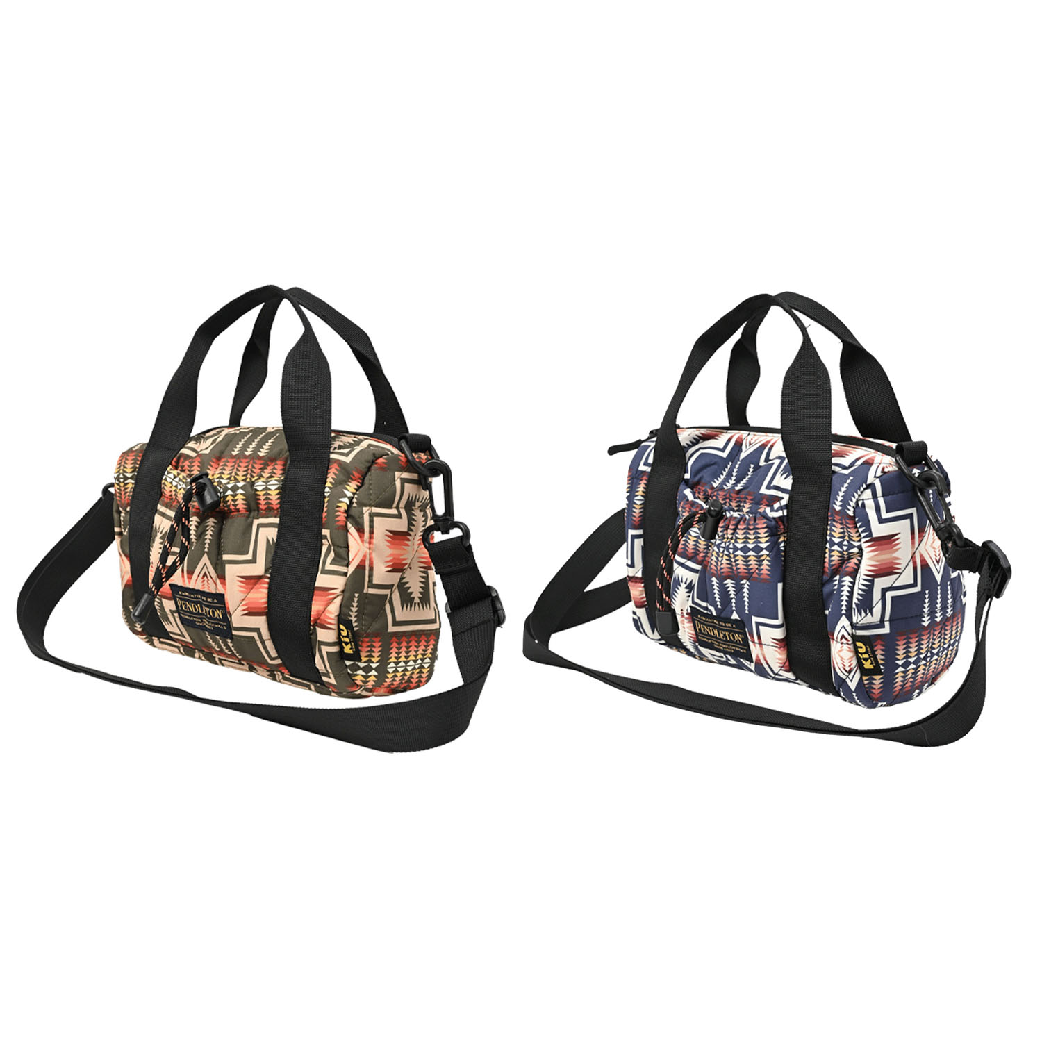 Kiu PENDLETON（ペンドルトン）  スクエアパデット ミニボストンバッグ