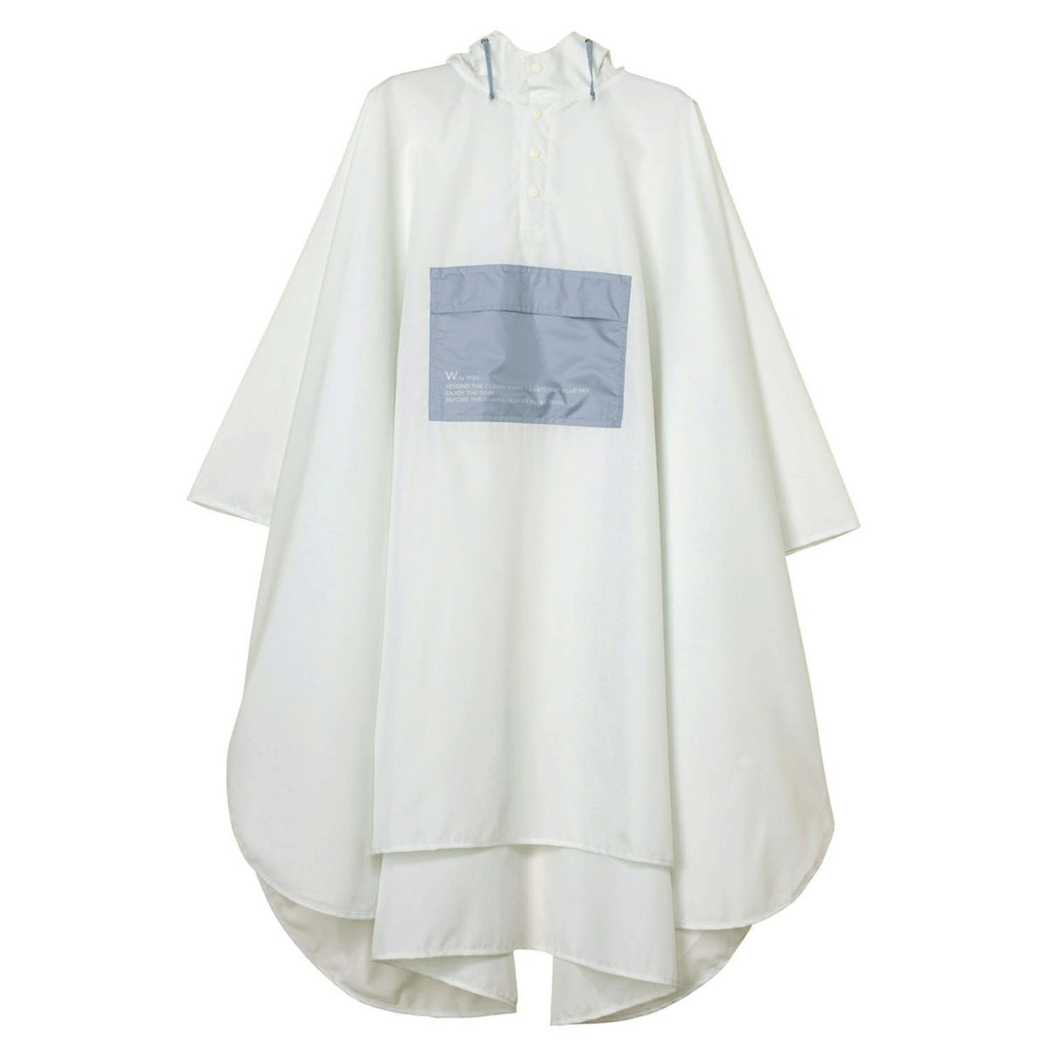 Wpc．バイカラーポンチョ - 画像3