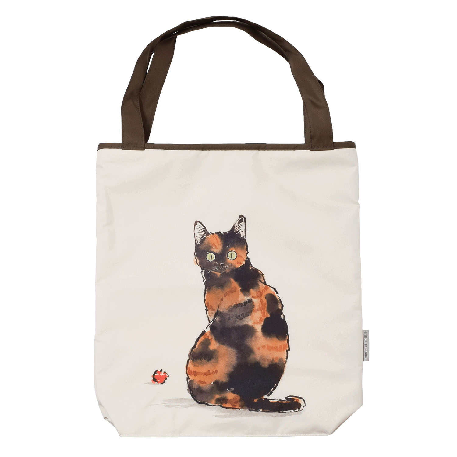 ハラミチヨ「サビにゃん」プリント 防水・撥水トートバッグ