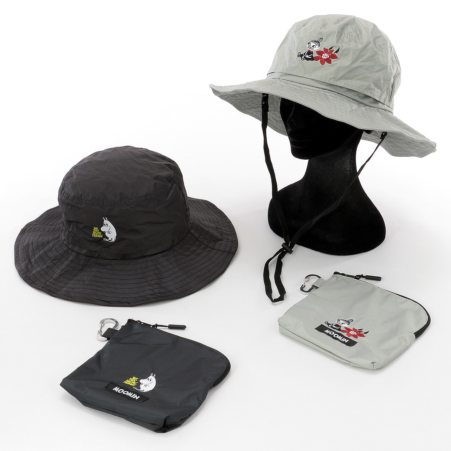 MOOMIN レインハット ムーミン刺繍