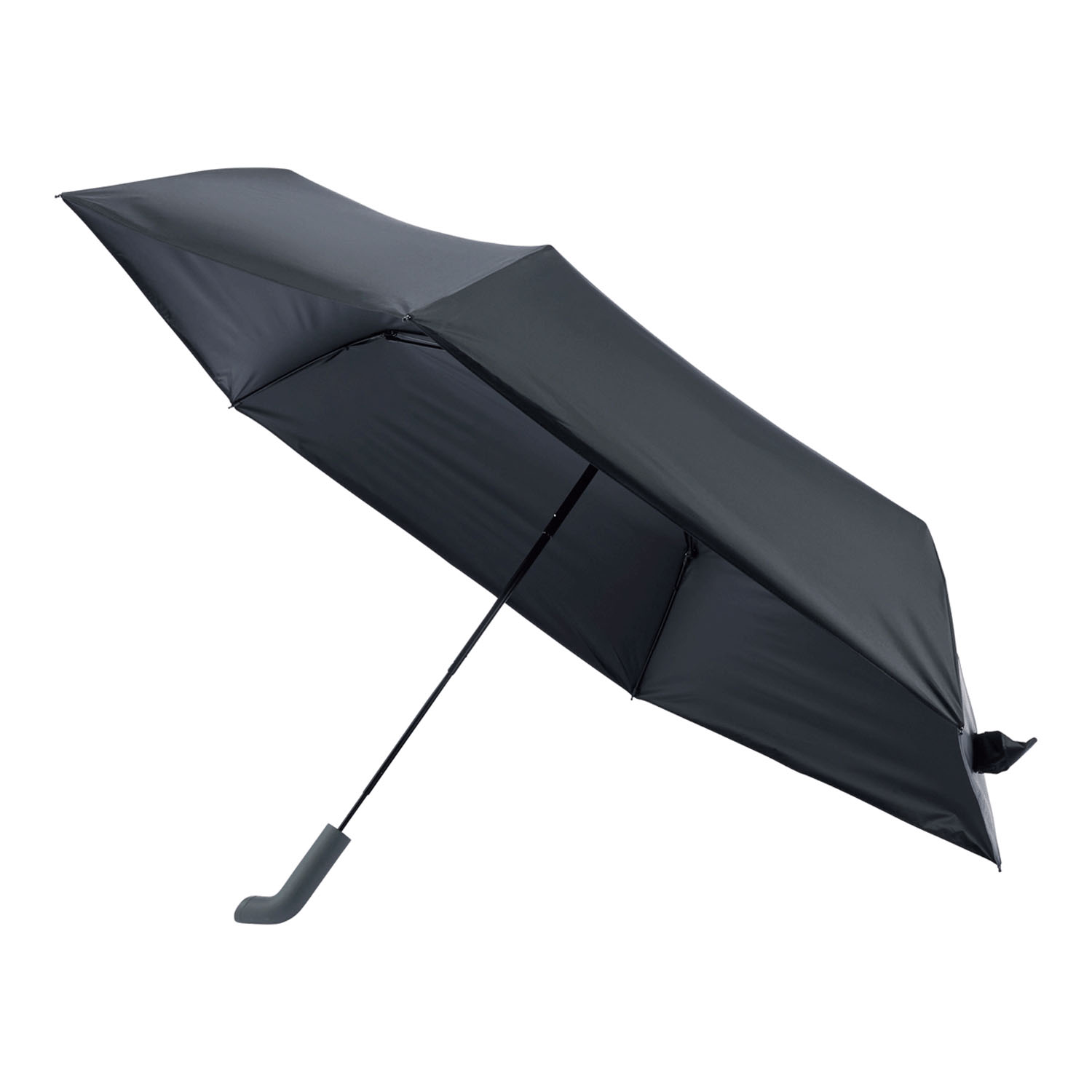 【磁力で収納できる晴雨兼用折りたたみ日傘】 Pitaa マグネット プレーン55 - 画像4