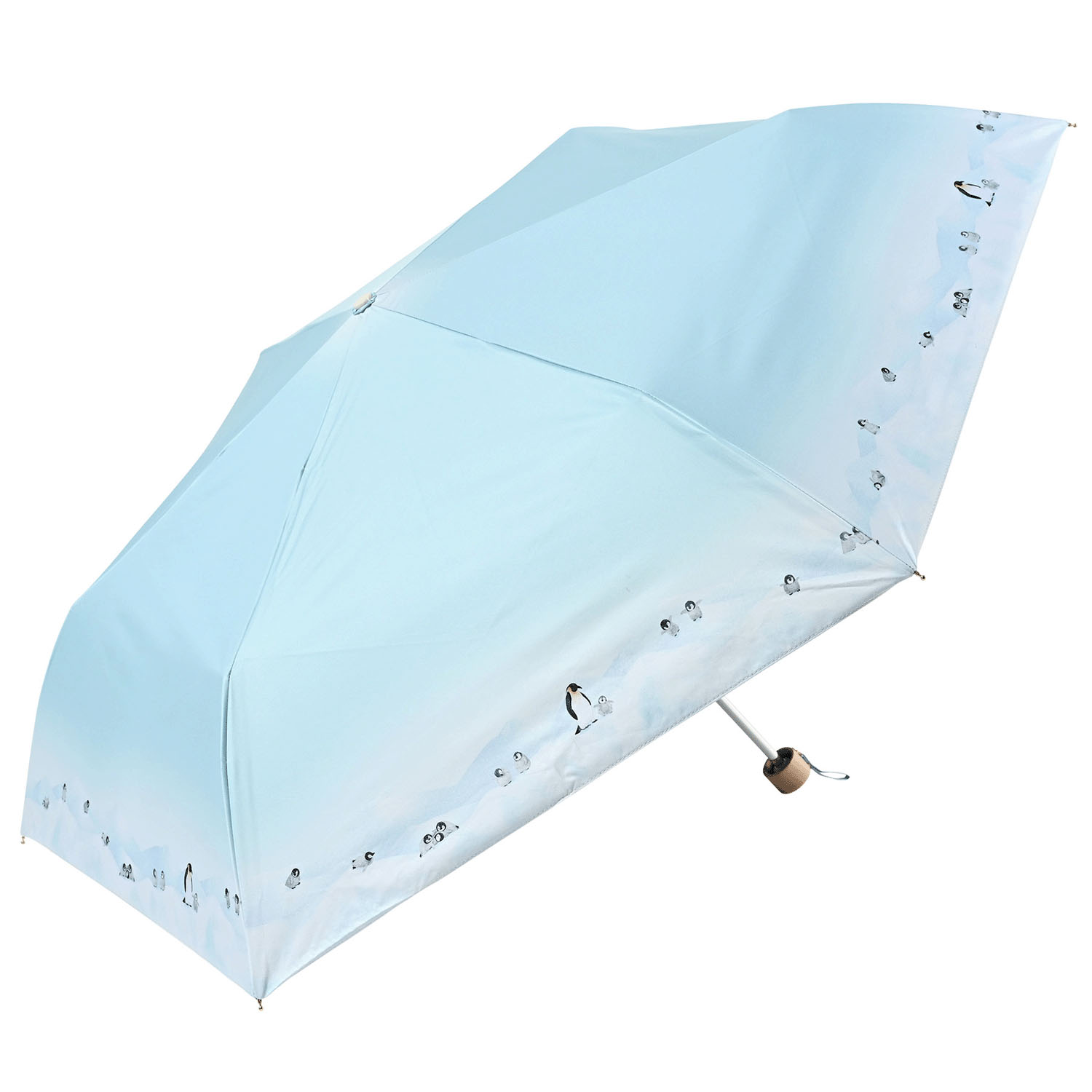 晴雨兼用 皇帝ペンギンミニ傘 - 画像2
