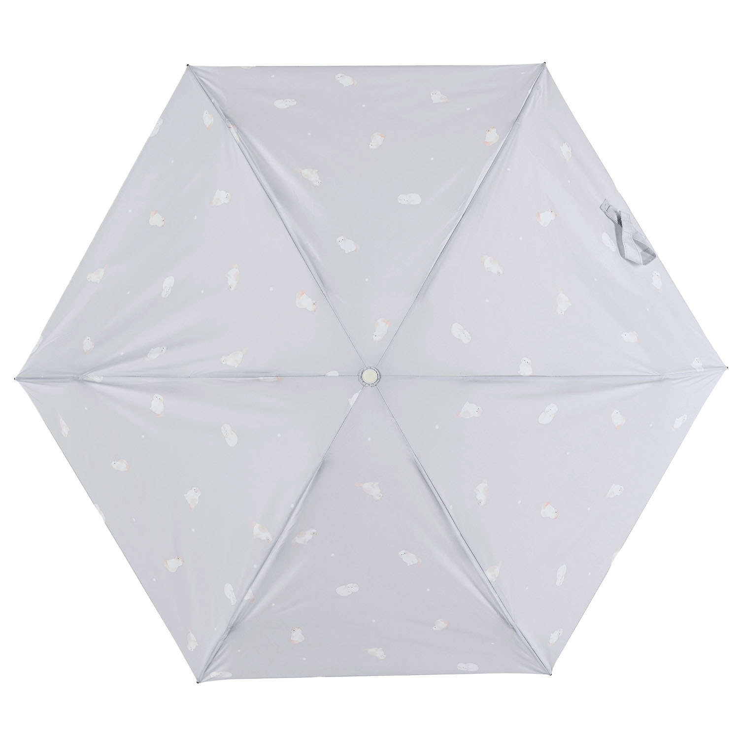 晴雨兼用 ポケラ 猫5段ミニ傘 - 画像2