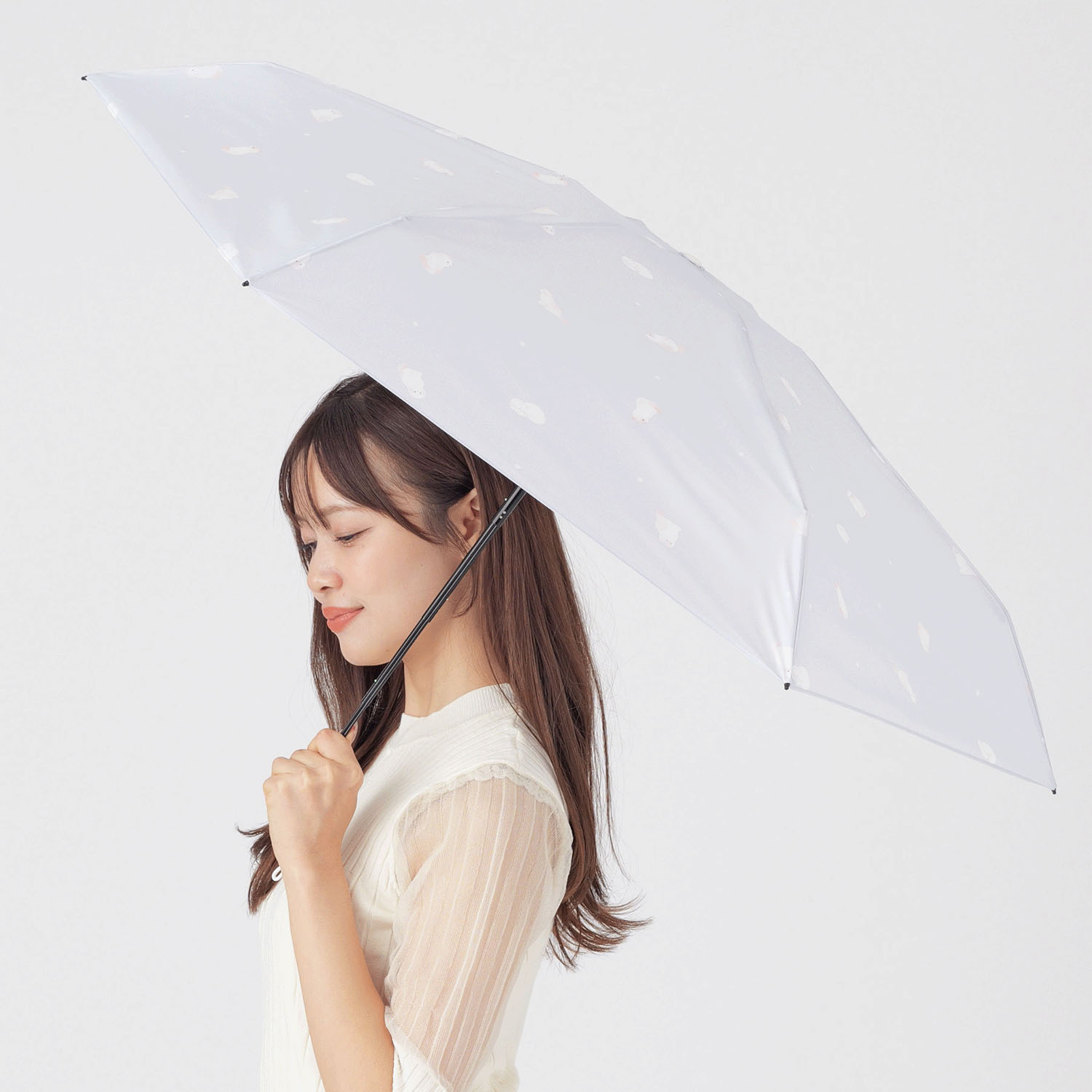 晴雨兼用 ポケラ 猫5段ミニ傘 - 画像5