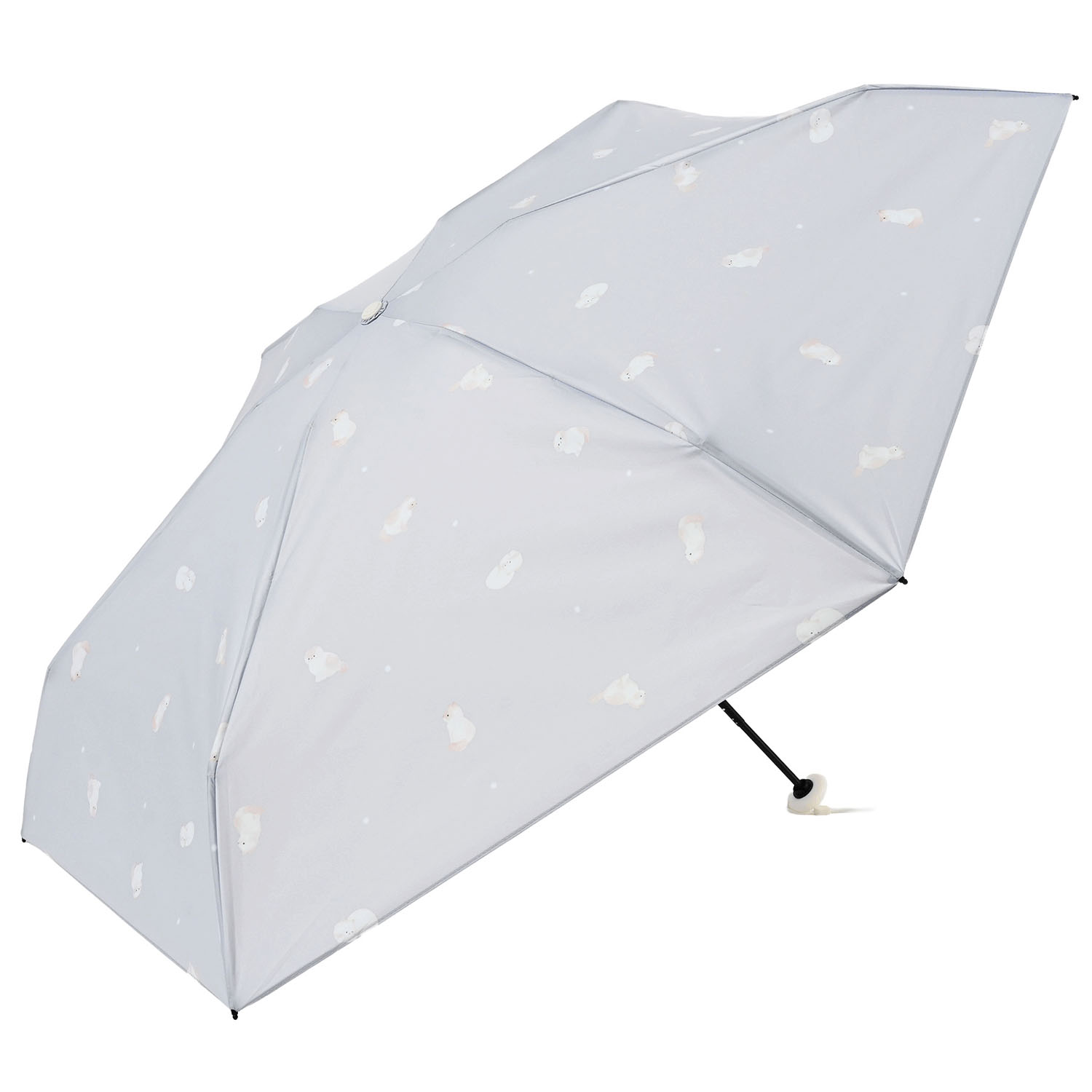 晴雨兼用 ポケラ 猫5段ミニ傘