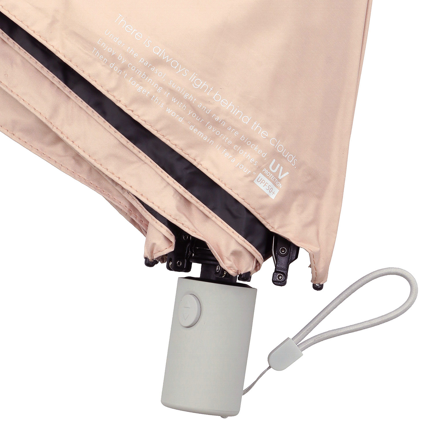 【軽量】 晴雨兼用 PU 軽量自動開閉ミニ傘 - 画像4