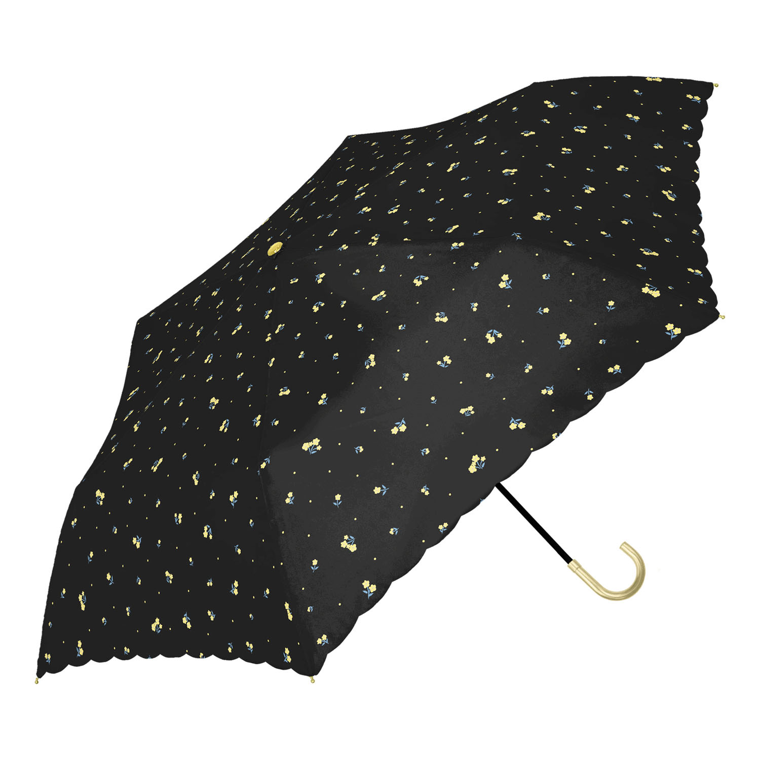 【assa】 晴雨兼用クラシカルフラワーミニ傘 - 画像1