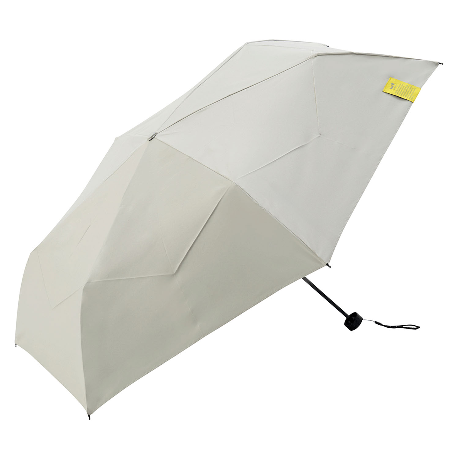 【形状記憶仕様、畳みにくさを軽減！】 【because】 オールウェザースマートプレーン折傘 - 画像2