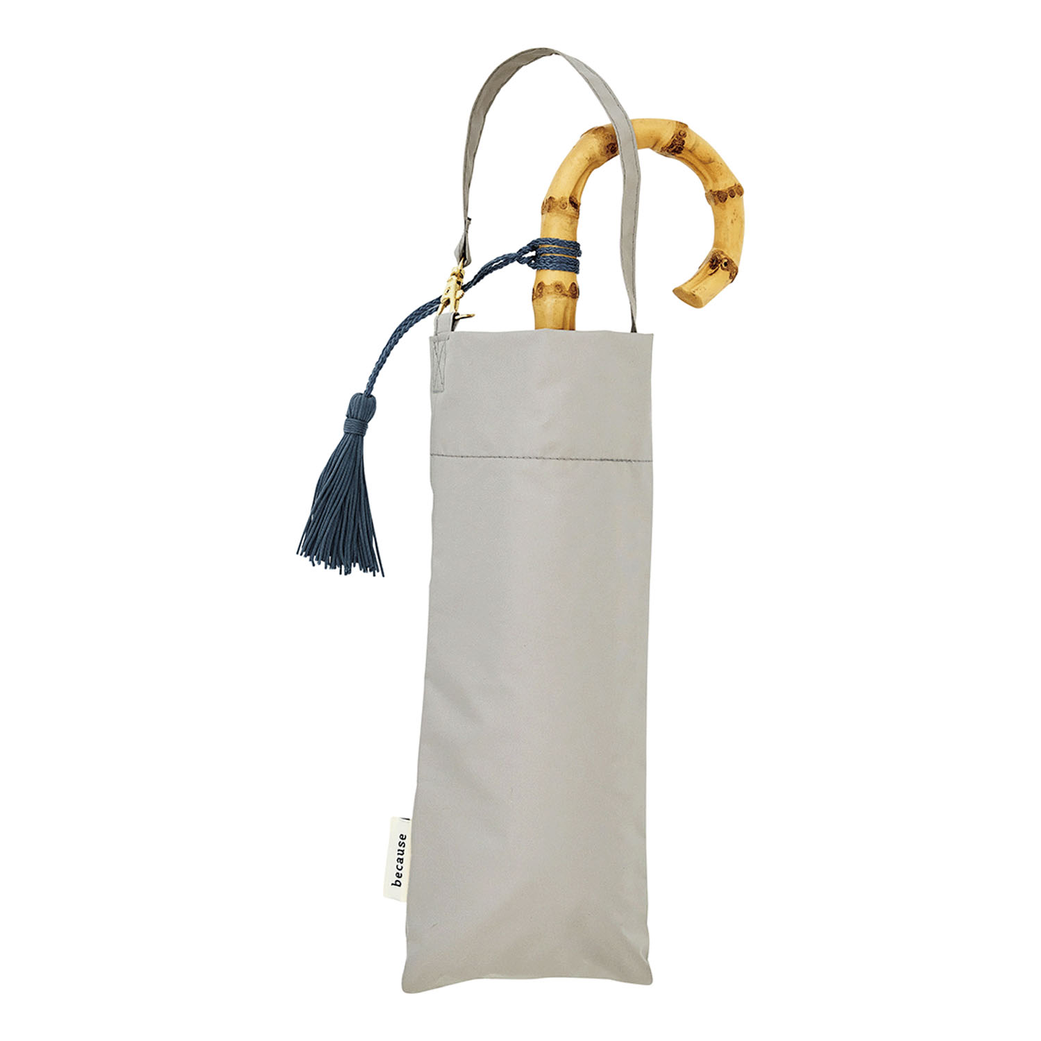 【because】 晴雨兼用 8本フレームプロテクト折傘 - 画像5