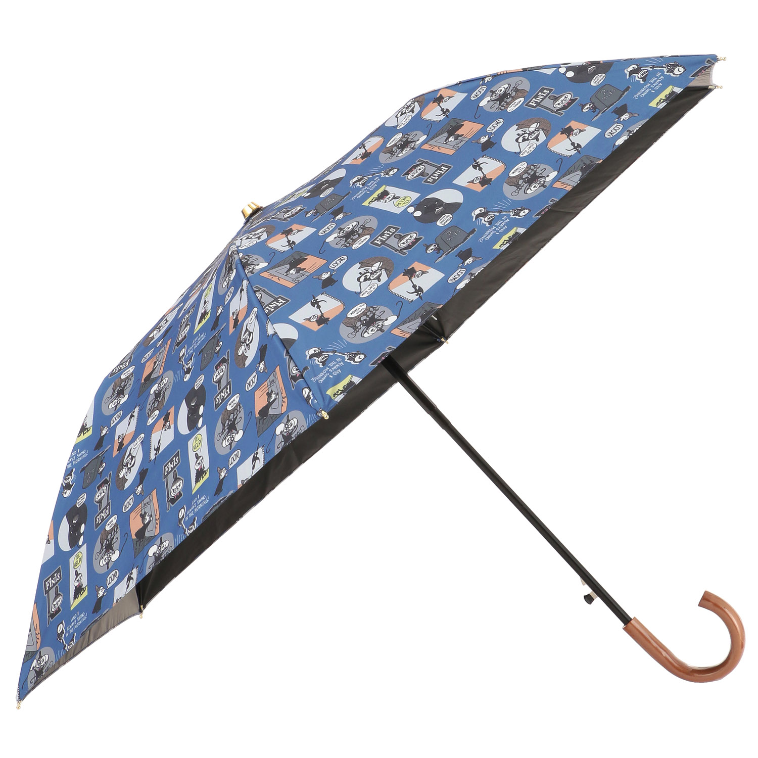 晴雨兼用傘 MOOMIN リトルミイバッジアート ミニ傘 - 画像4