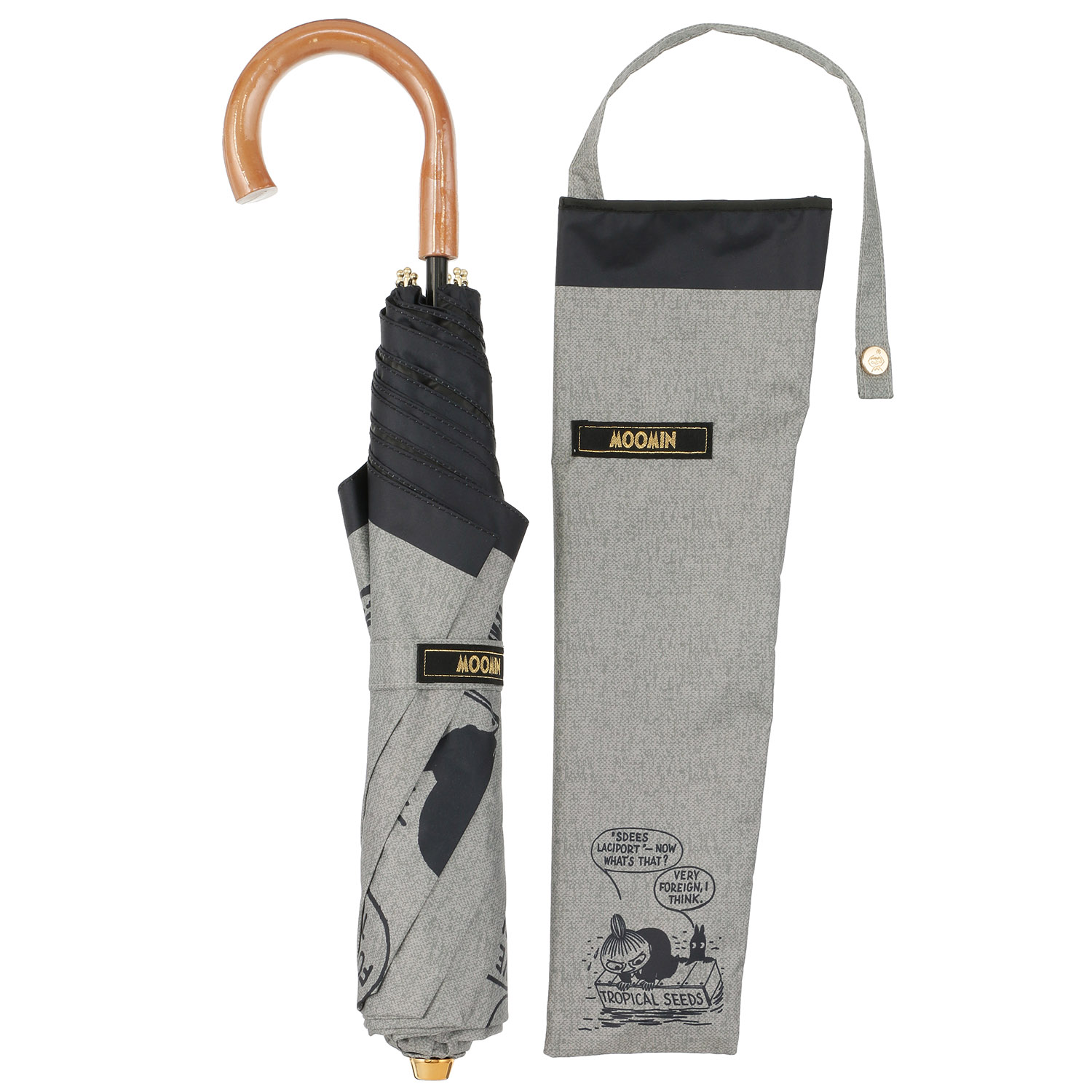 晴雨兼用傘 MOOMIN 漂流リトルミイ ミニ傘 - 画像2