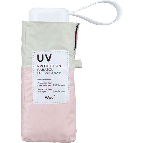 【期間限定4／22～5／9 値引き5％OFF】 【ダントツ1番人気】 Wpc 遮光切継ぎタイニー 晴雨兼用 折傘 - 画像13