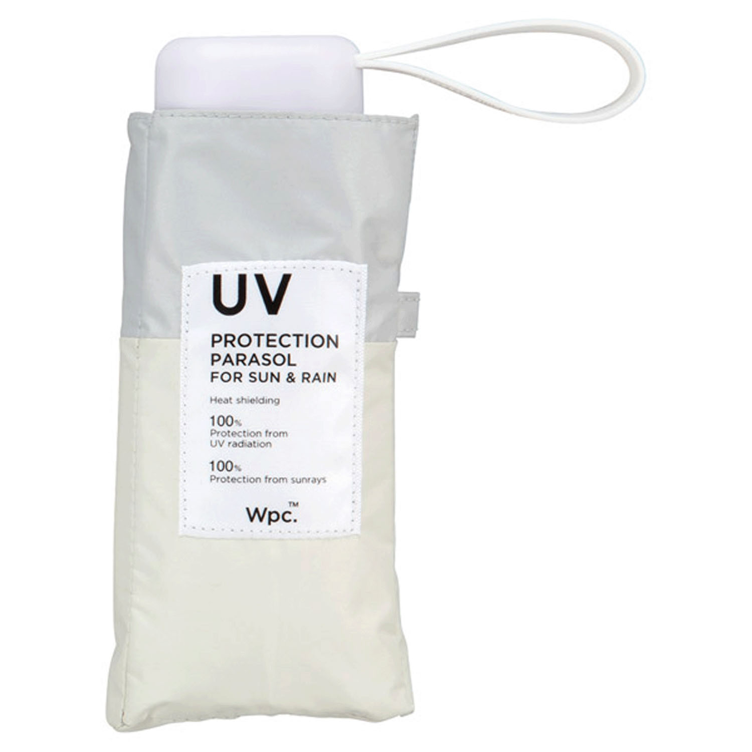 【期間限定4／22～5／9 値引き5％OFF】 【ダントツ1番人気】 Wpc 遮光切継ぎタイニー 晴雨兼用 折傘 - 画像3