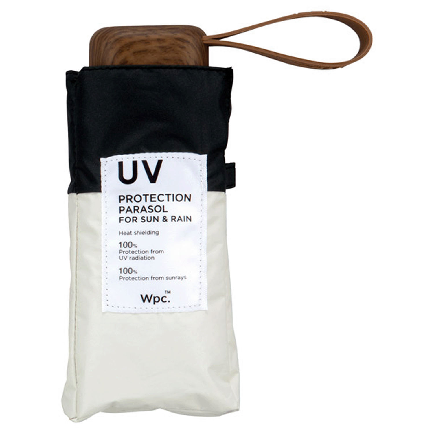 【期間限定4／22～5／9 値引き5％OFF】 【ダントツ1番人気】 Wpc 遮光切継ぎタイニー 晴雨兼用 折傘 - 画像5