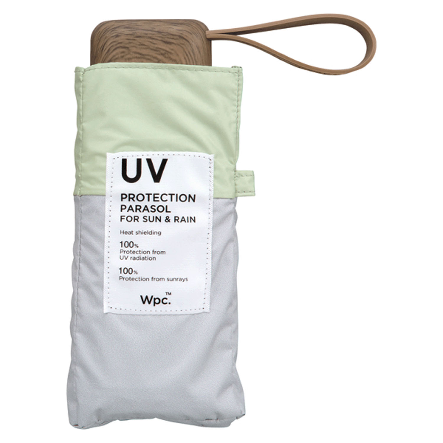 【期間限定4／22～5／9 値引き5％OFF】 【ダントツ1番人気】 Wpc 遮光切継ぎタイニー 晴雨兼用 折傘 - 画像7