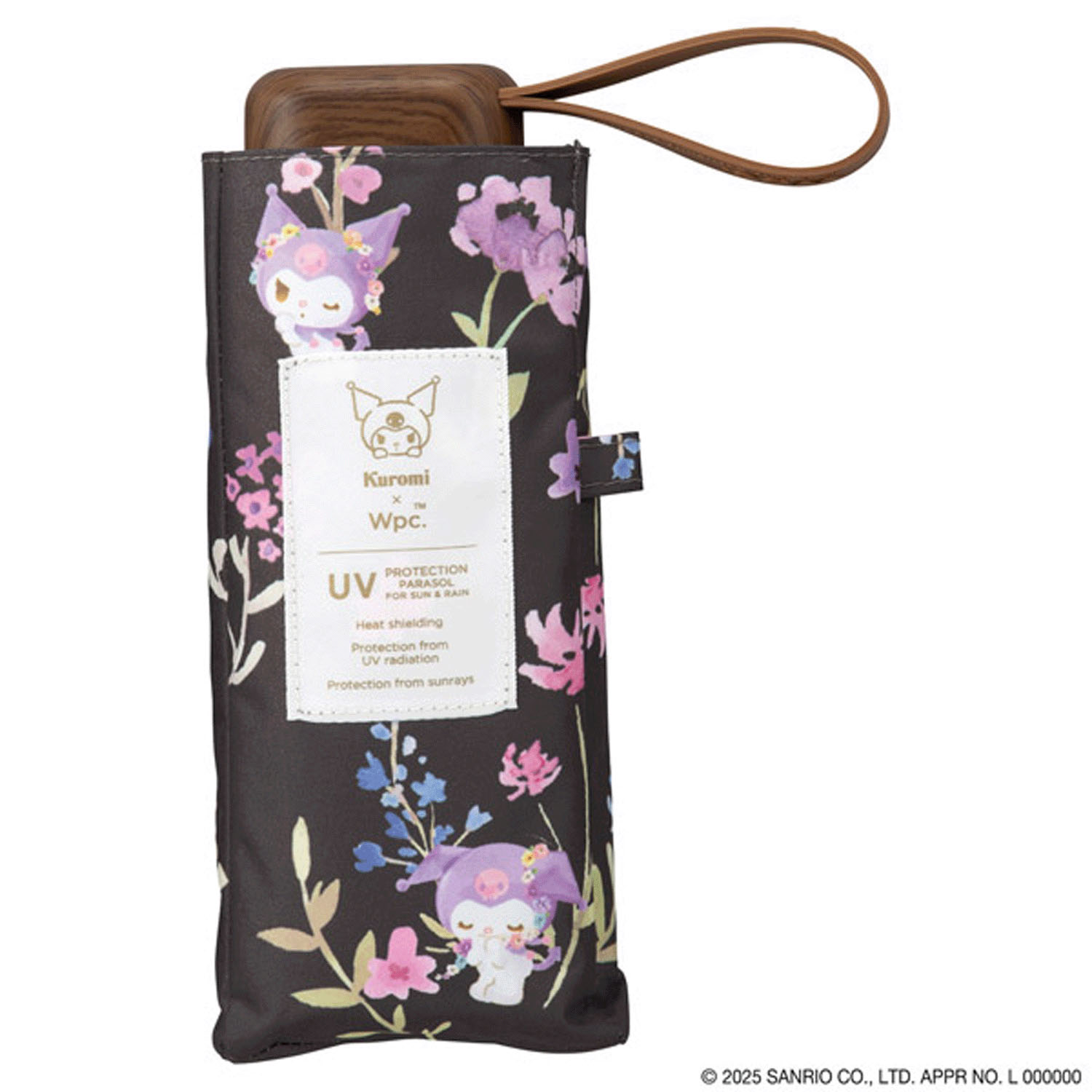 Wpc．サンリオ遮光水彩フラワーミニ傘 - 画像3