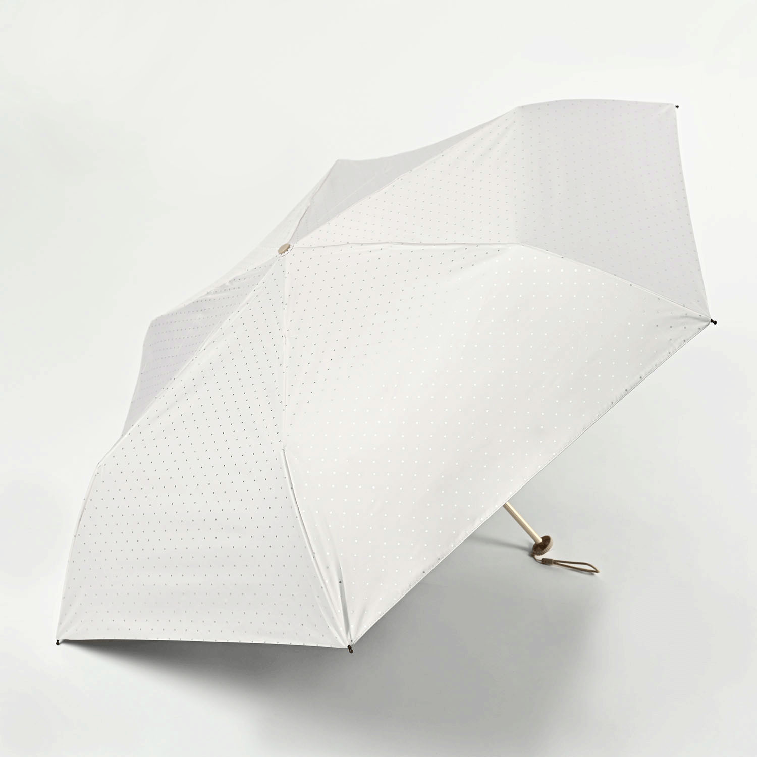 【CHARIS】 晴雨兼用 CUDAシスバーラメドット折傘 - 画像3