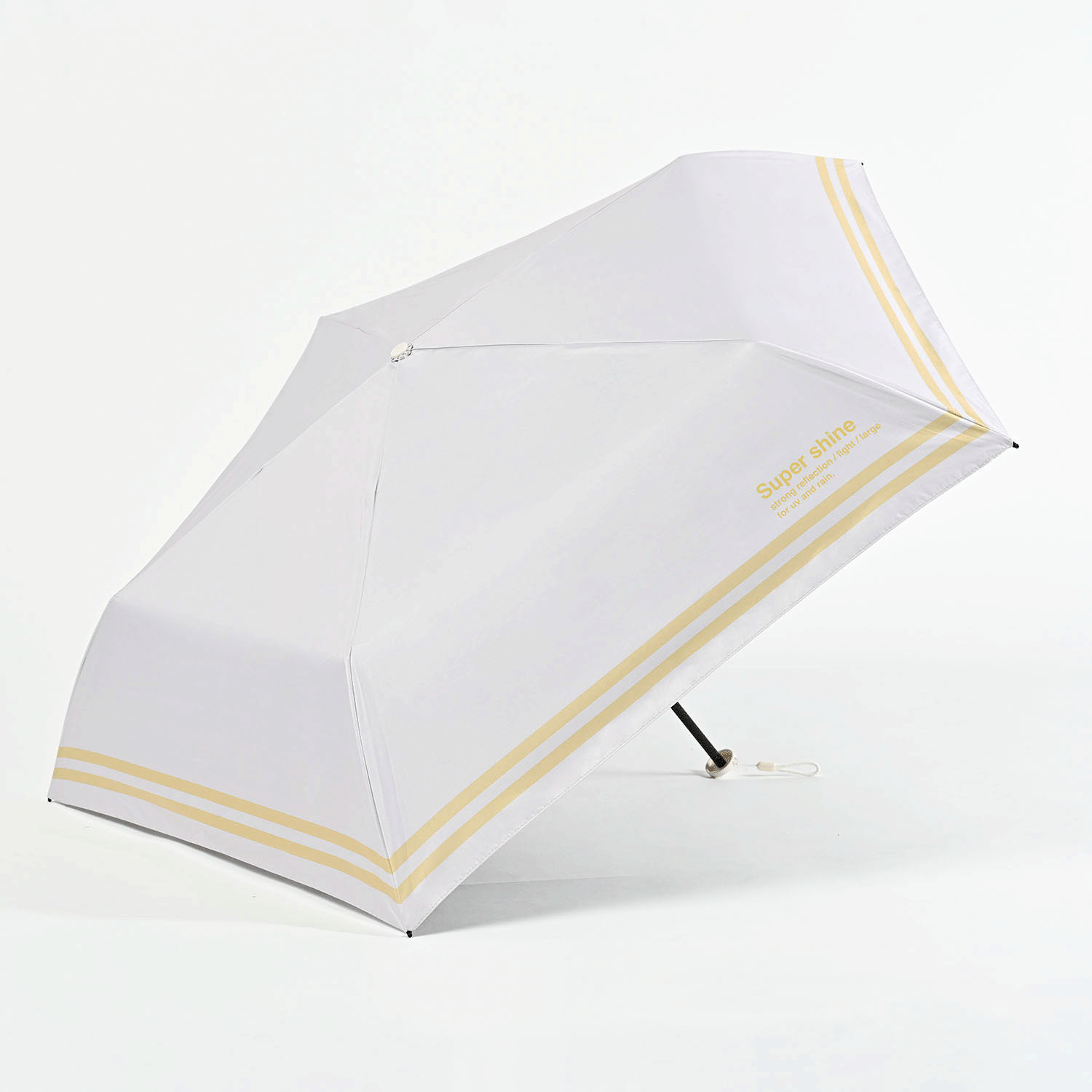 【CHARIS】スーパーシャイン プレッピーボーダー折傘