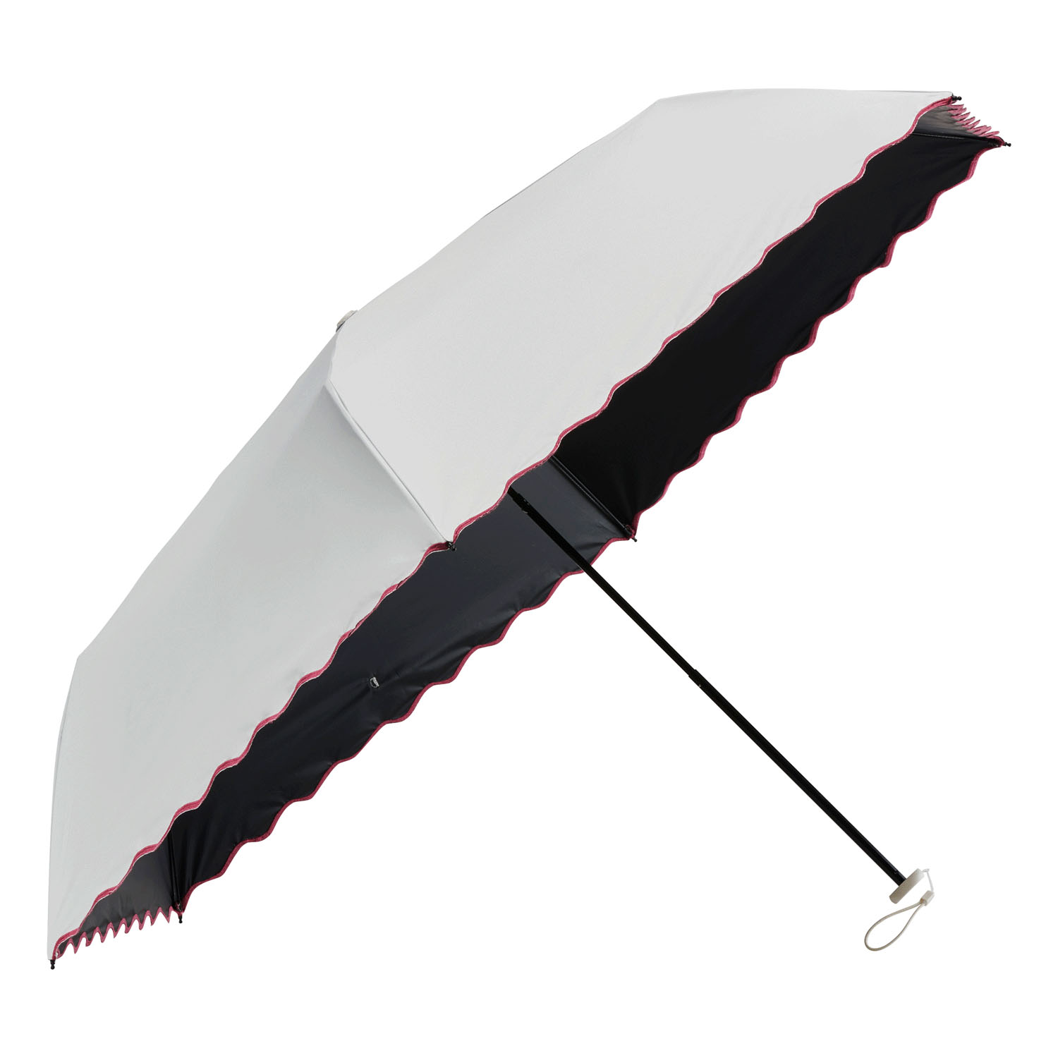 【water front】 ハンディルーフ晴雨兼用カレント折傘 - 画像3
