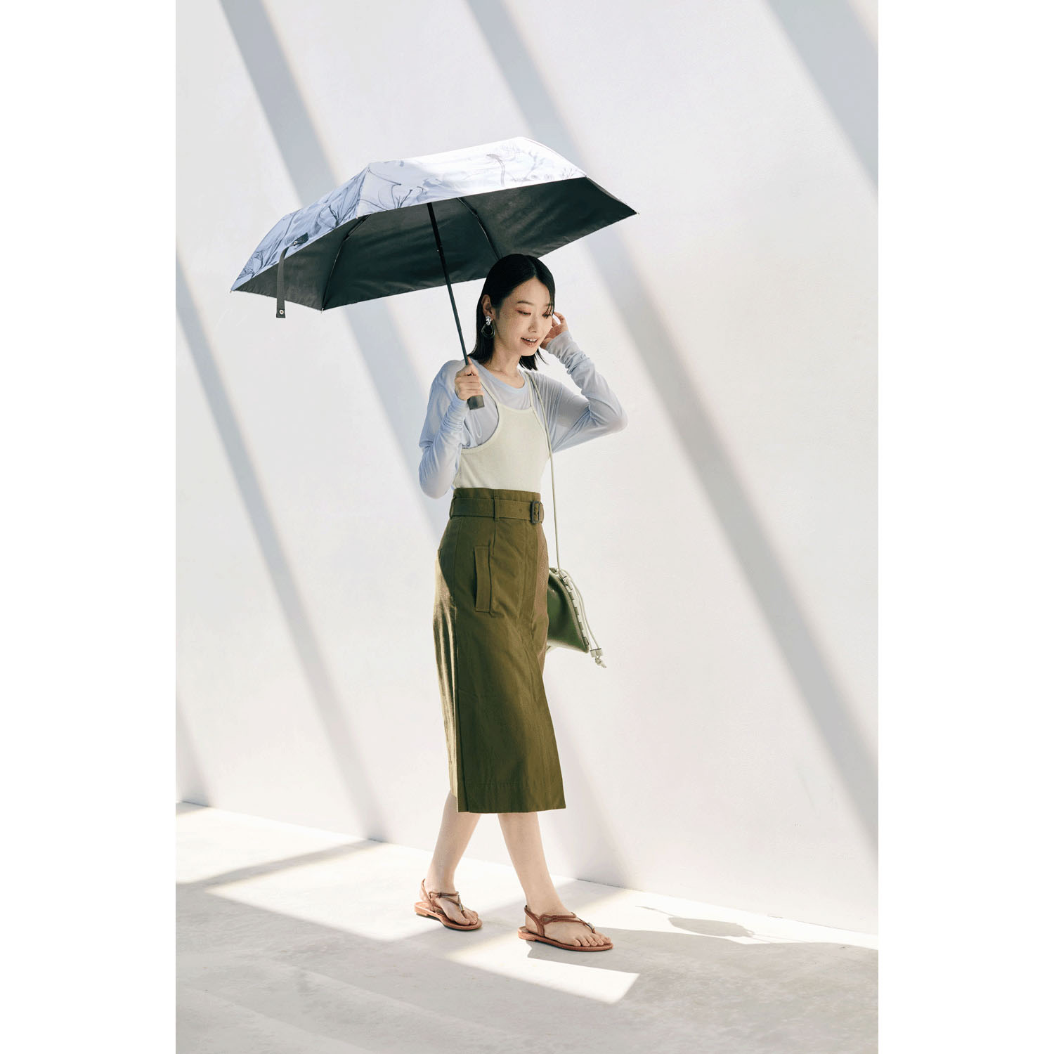 【water front】 メモリフ全天候折傘 - 画像8