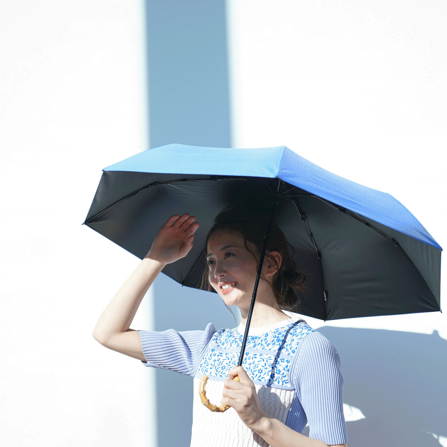 7本骨 遮光折りたたみ 江戸