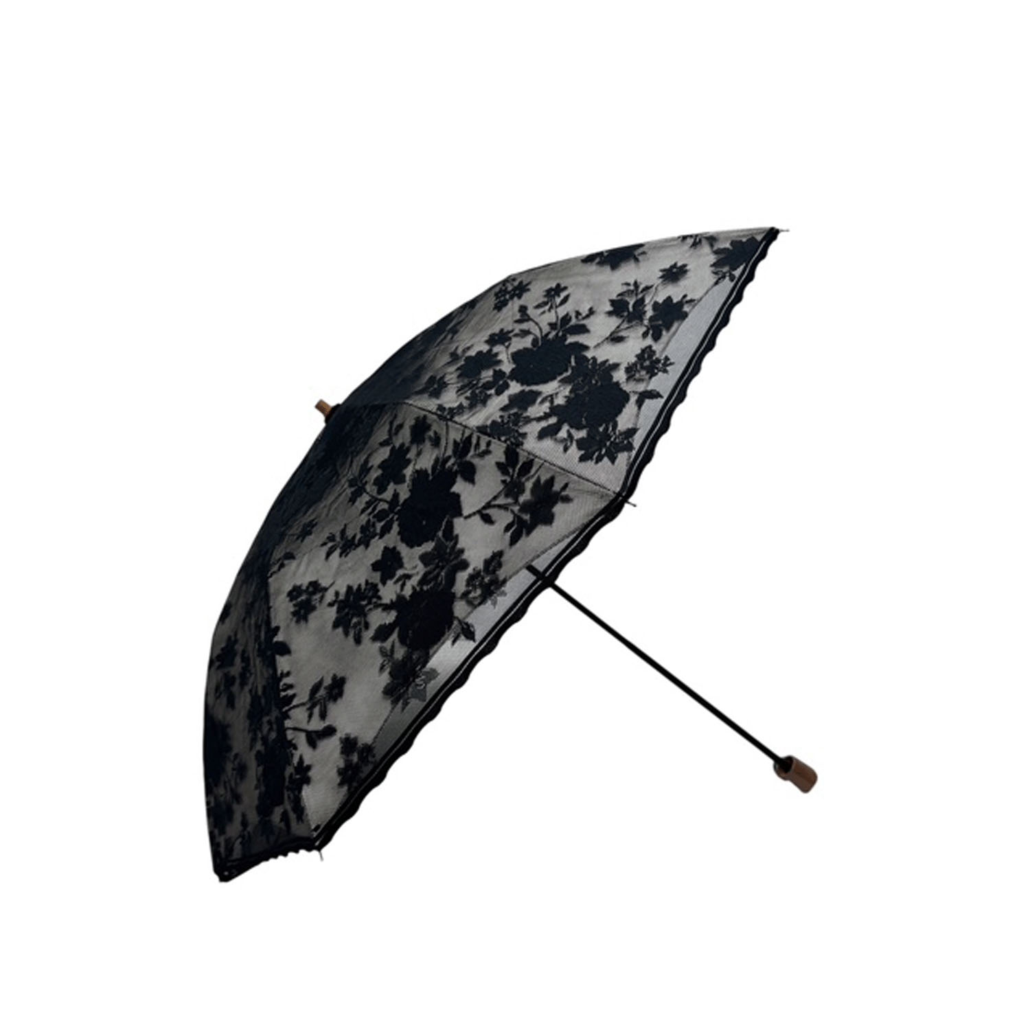 二重張 晴雨兼用折り傘 - 画像3