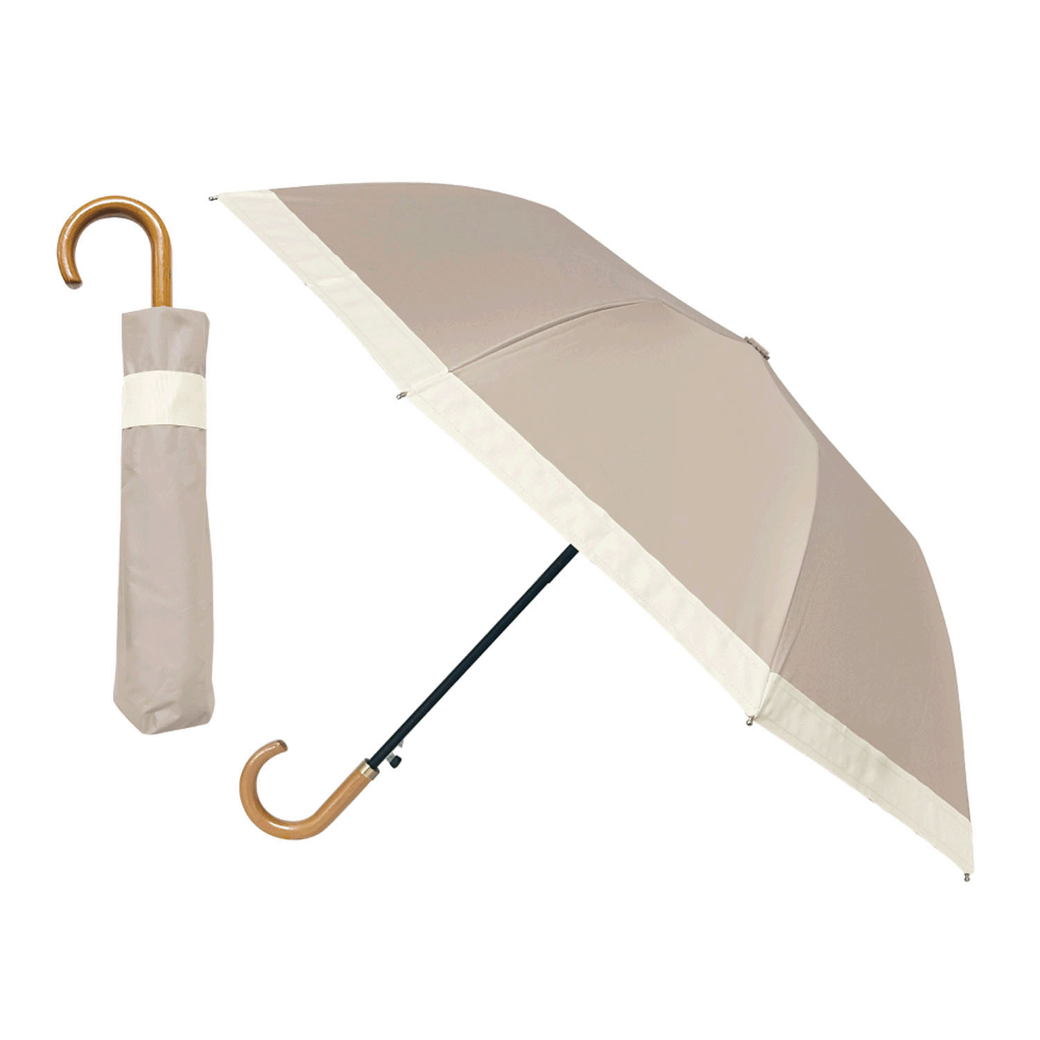 pink trick グログラン折り畳みジャンプ傘 - 画像3