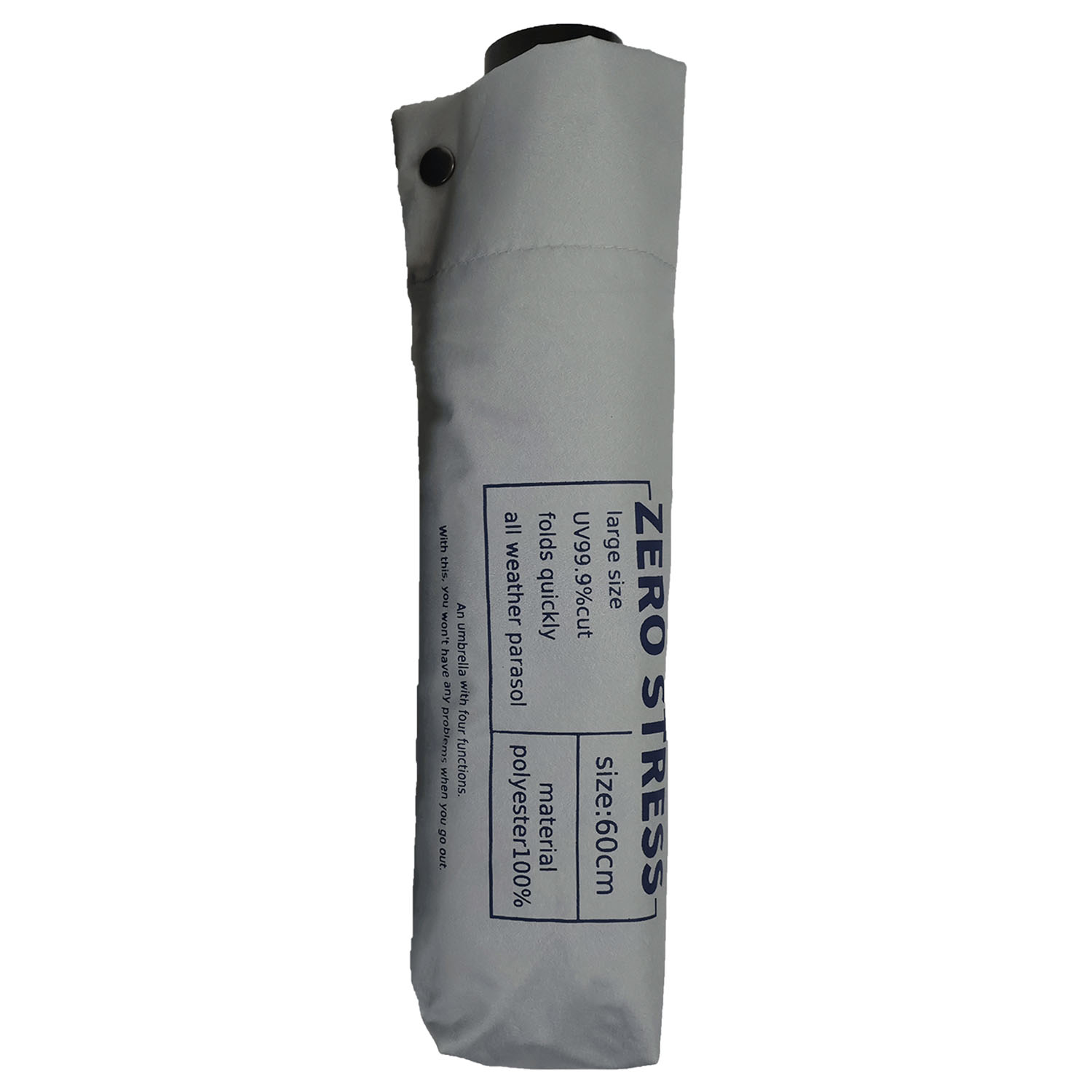 【形状記憶】 晴雨兼用ゼロストレス ラージサイズ折傘 - 画像3