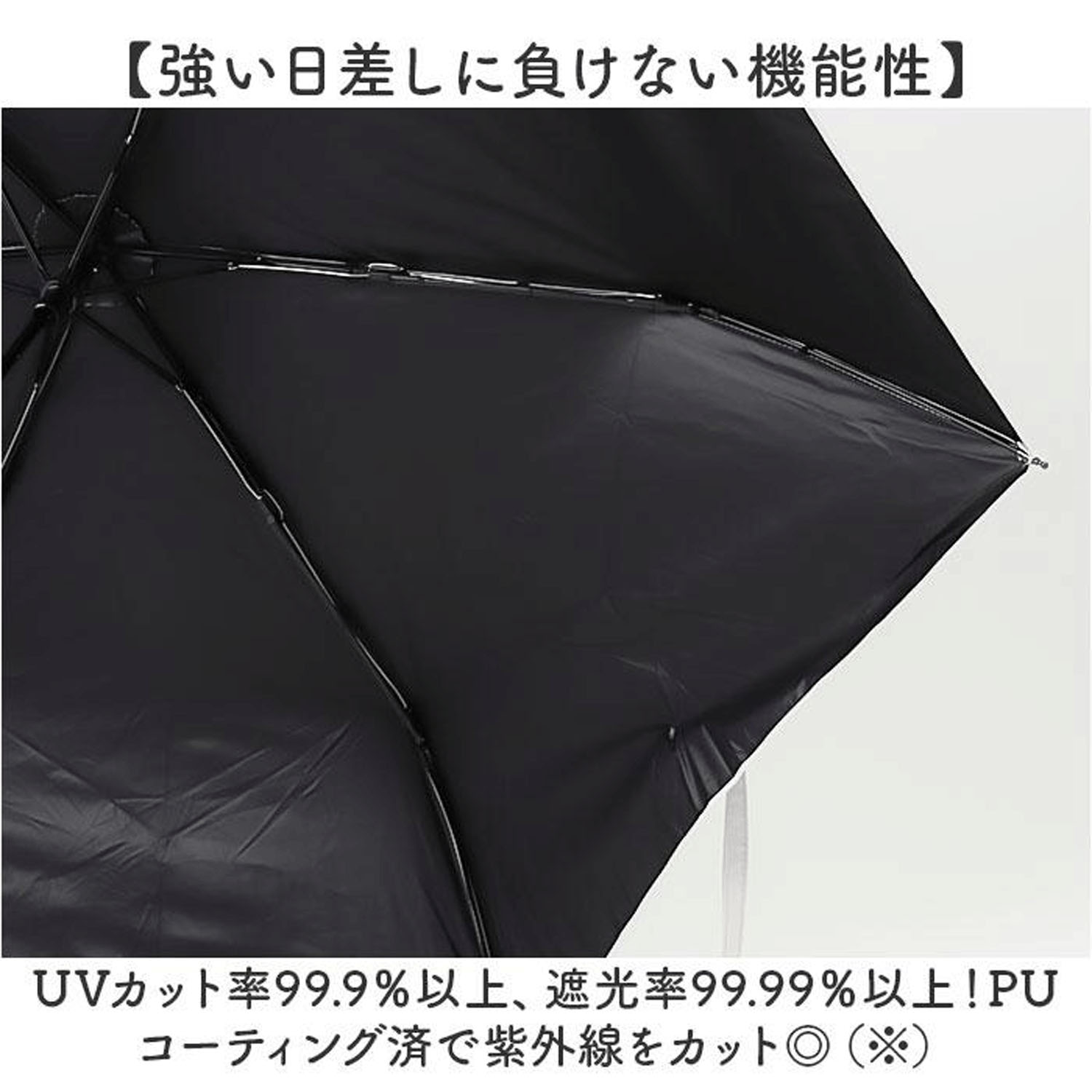 百花涼藍晴雨兼用折傘 - 画像2