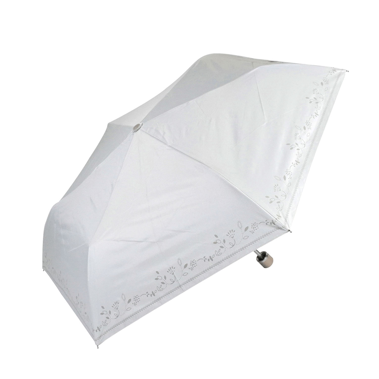 刺繍風ステッチ晴雨兼用折傘