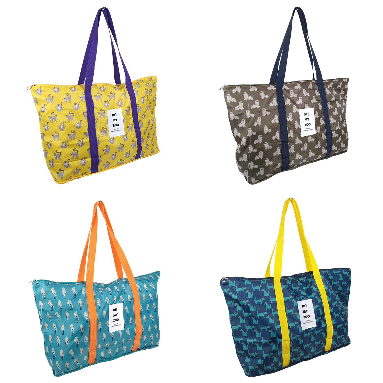 HI！MY ZOO パッカブルボストンバッグ