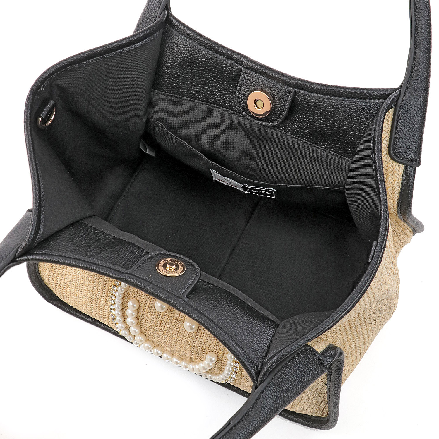 COOCO SMILEY パール刺繍シート2WAYトートバッグ - 画像7