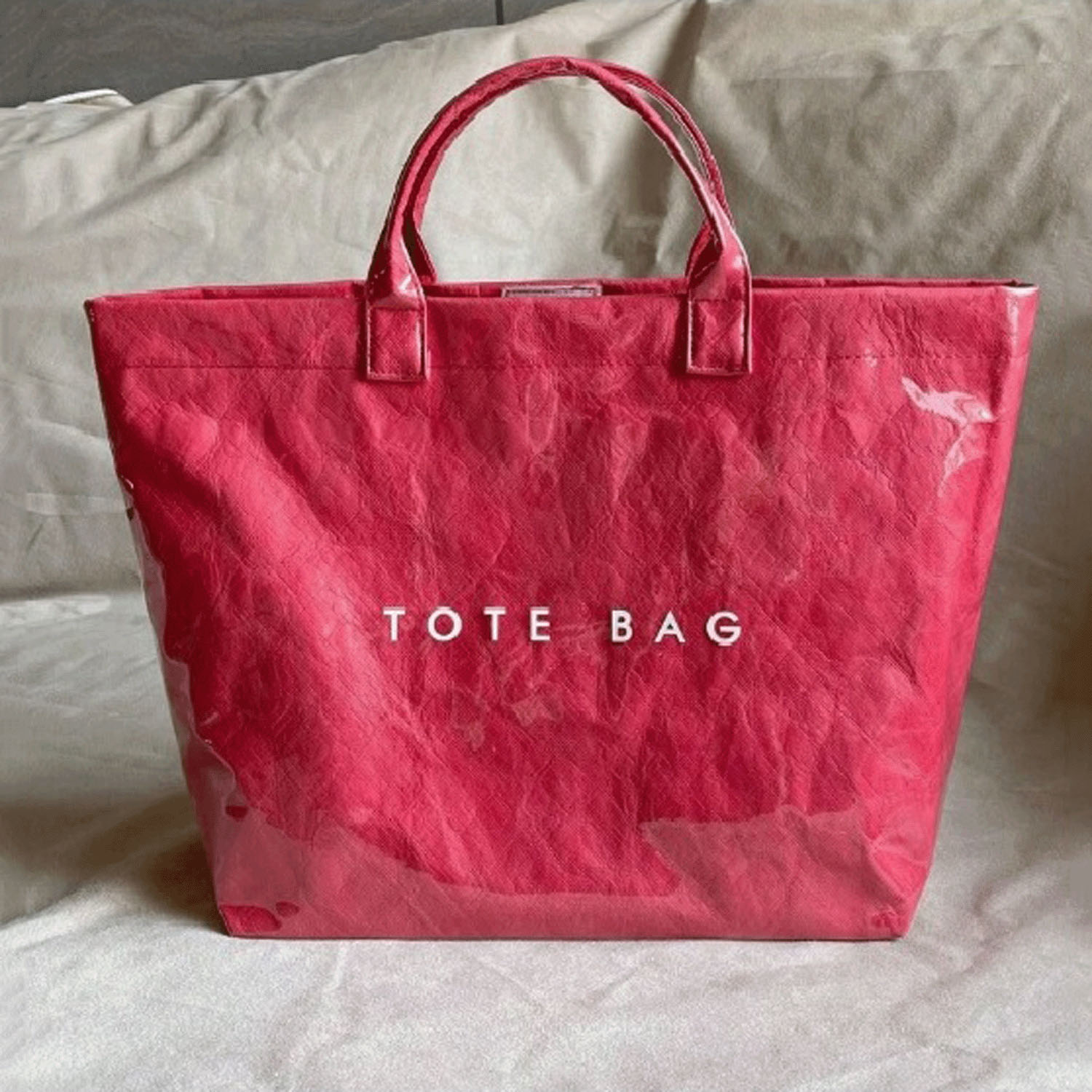 【新色入荷】PVCトートバッグ - 画像6