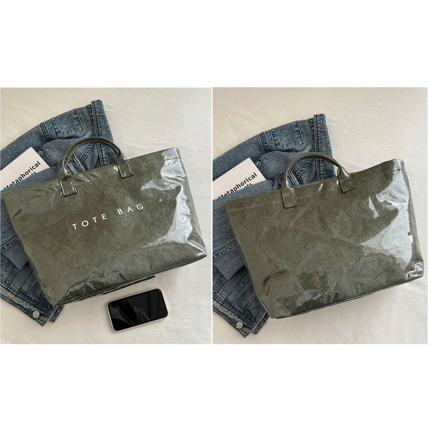 【新色入荷】PVCトートバッグ - 画像9