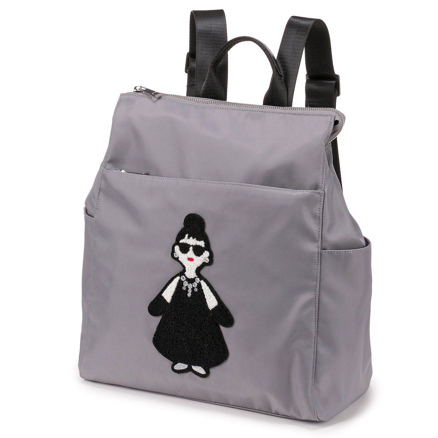 HAPPY FACEレディ・エマ多ポケットリュック - 画像2