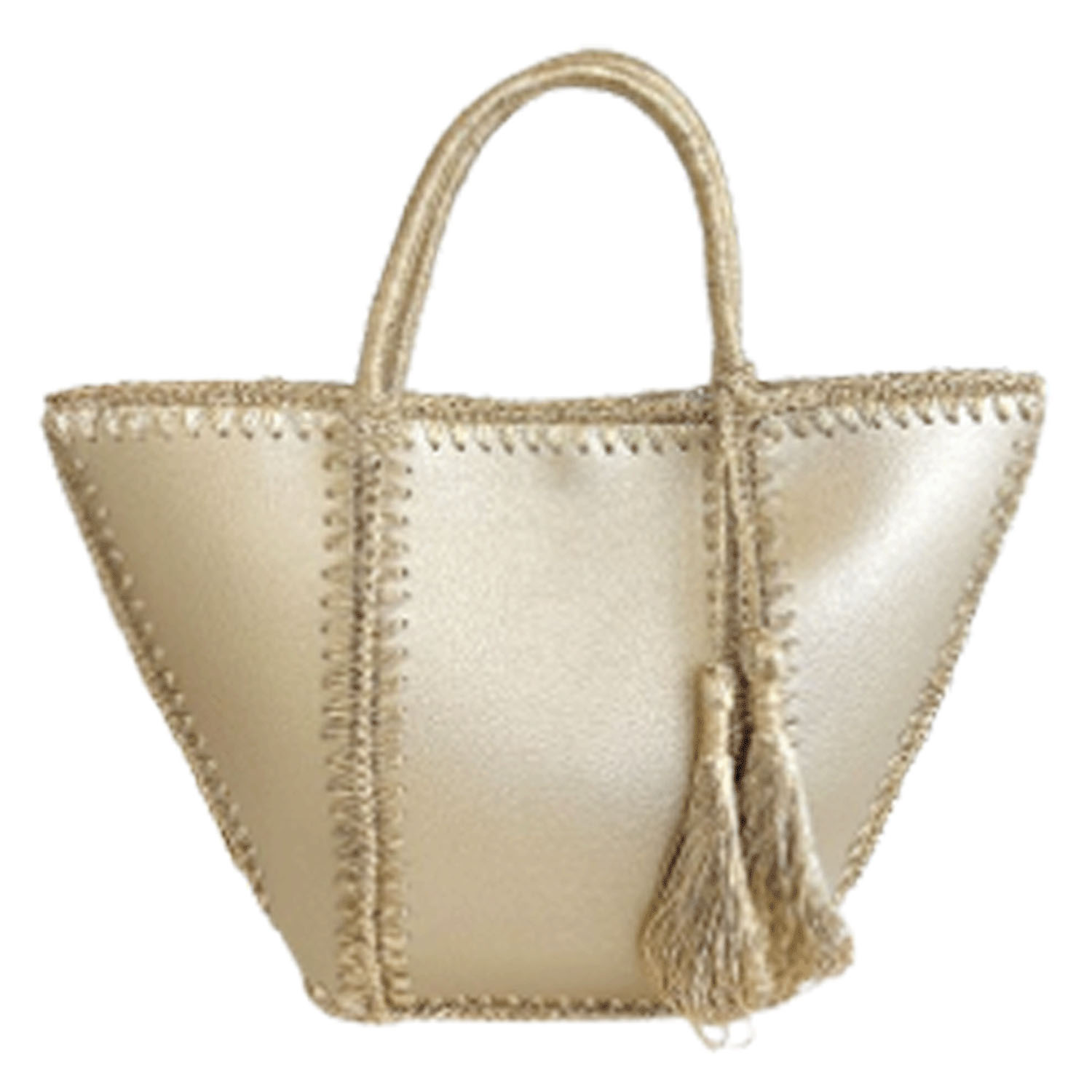 メタリック船型トートバッグ - 画像4