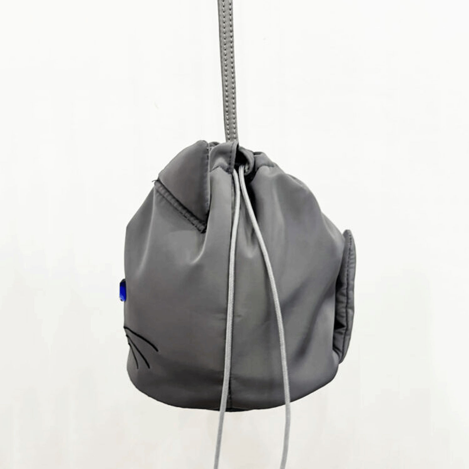 キャットフェイス巾着ショルダーバッグ - 画像5