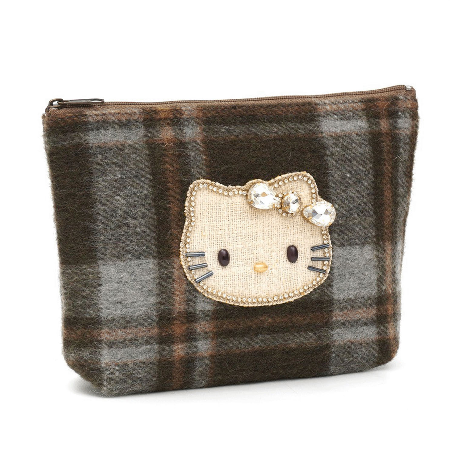 Hello Kitty×MAYGLOBE チェック柄ポーチ