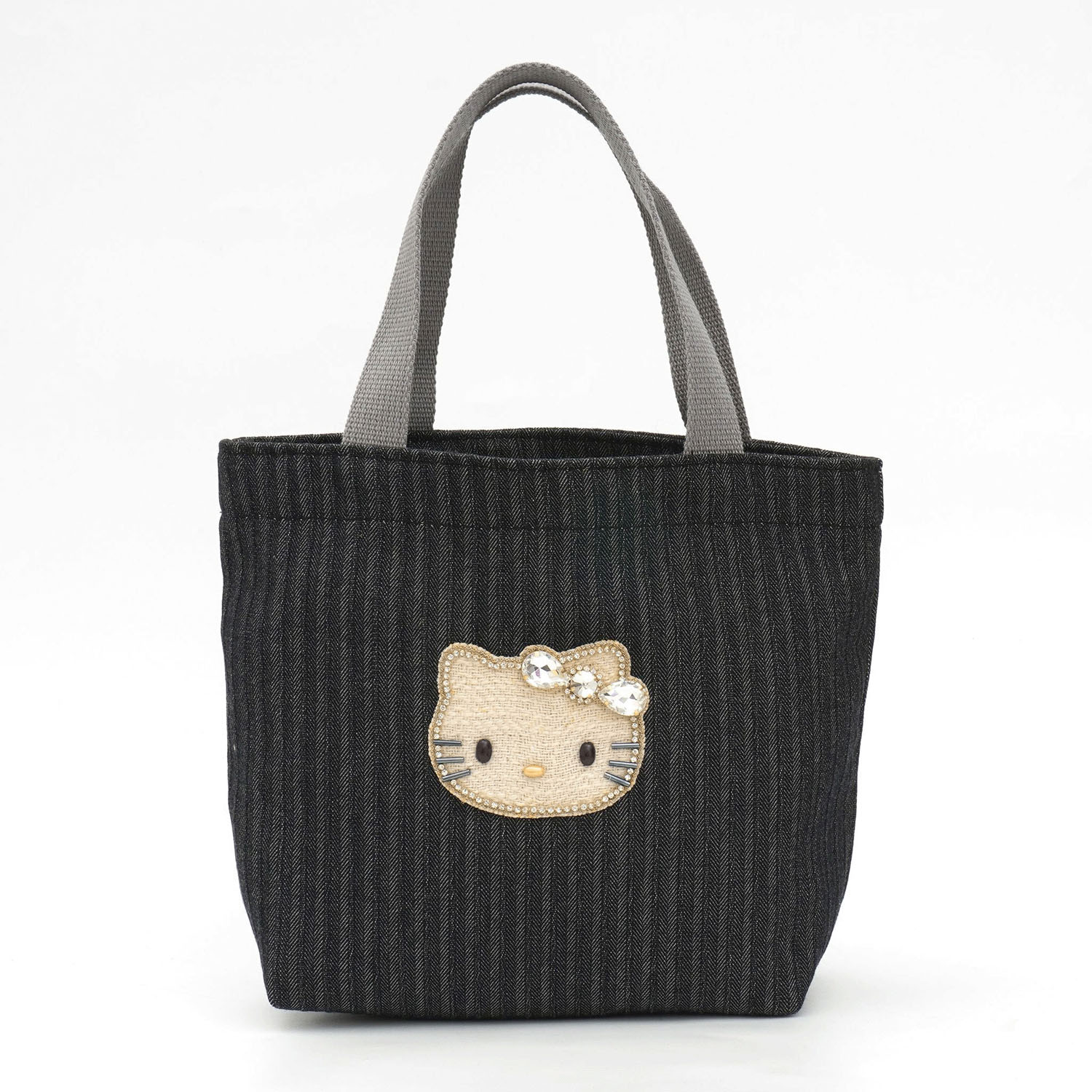 Hello Kitty×MAYGLOBE ヘリンボーンデニムミニトートバッグ