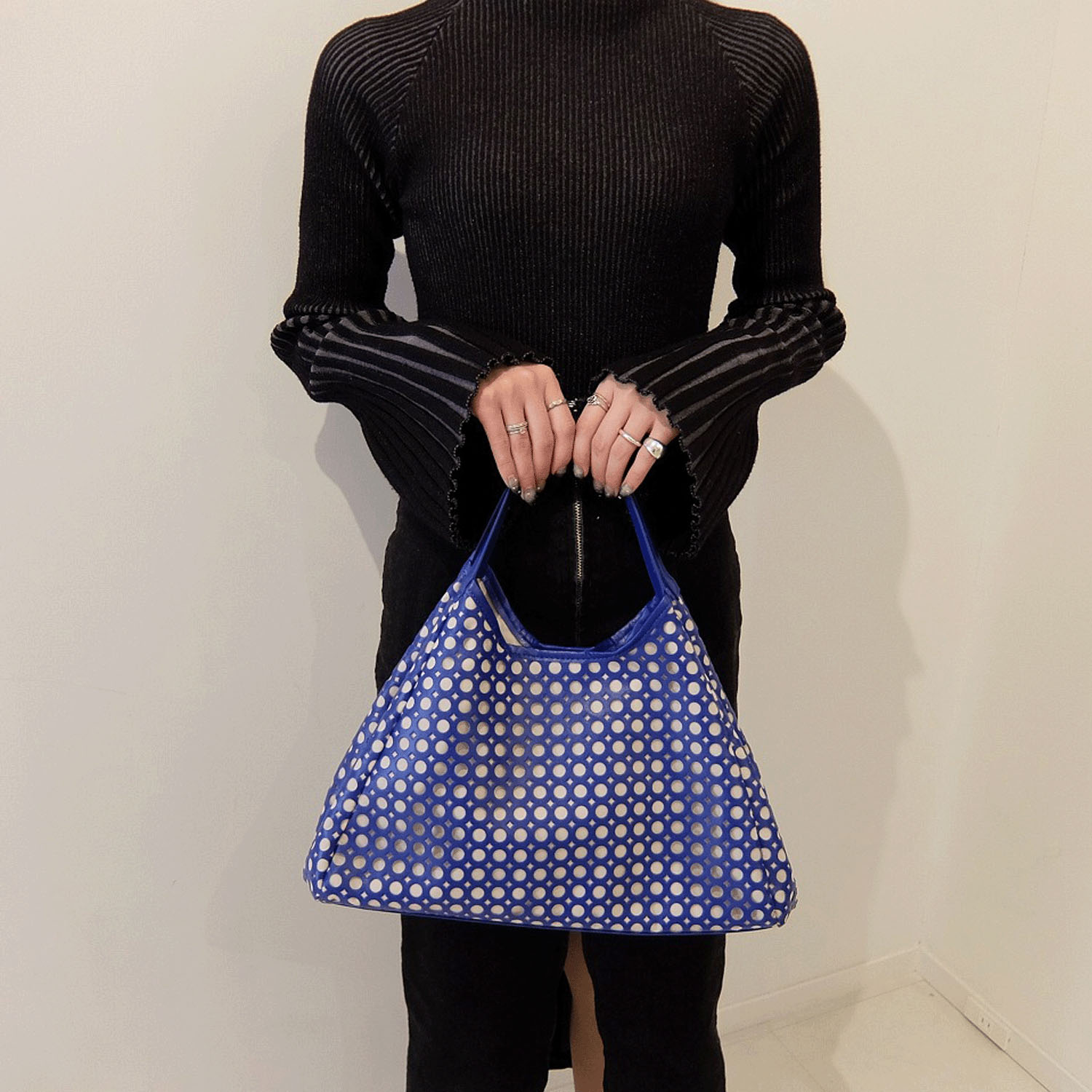 【10－00、43－00 在庫ある分で終了】パンチングトートバッグ - 画像2