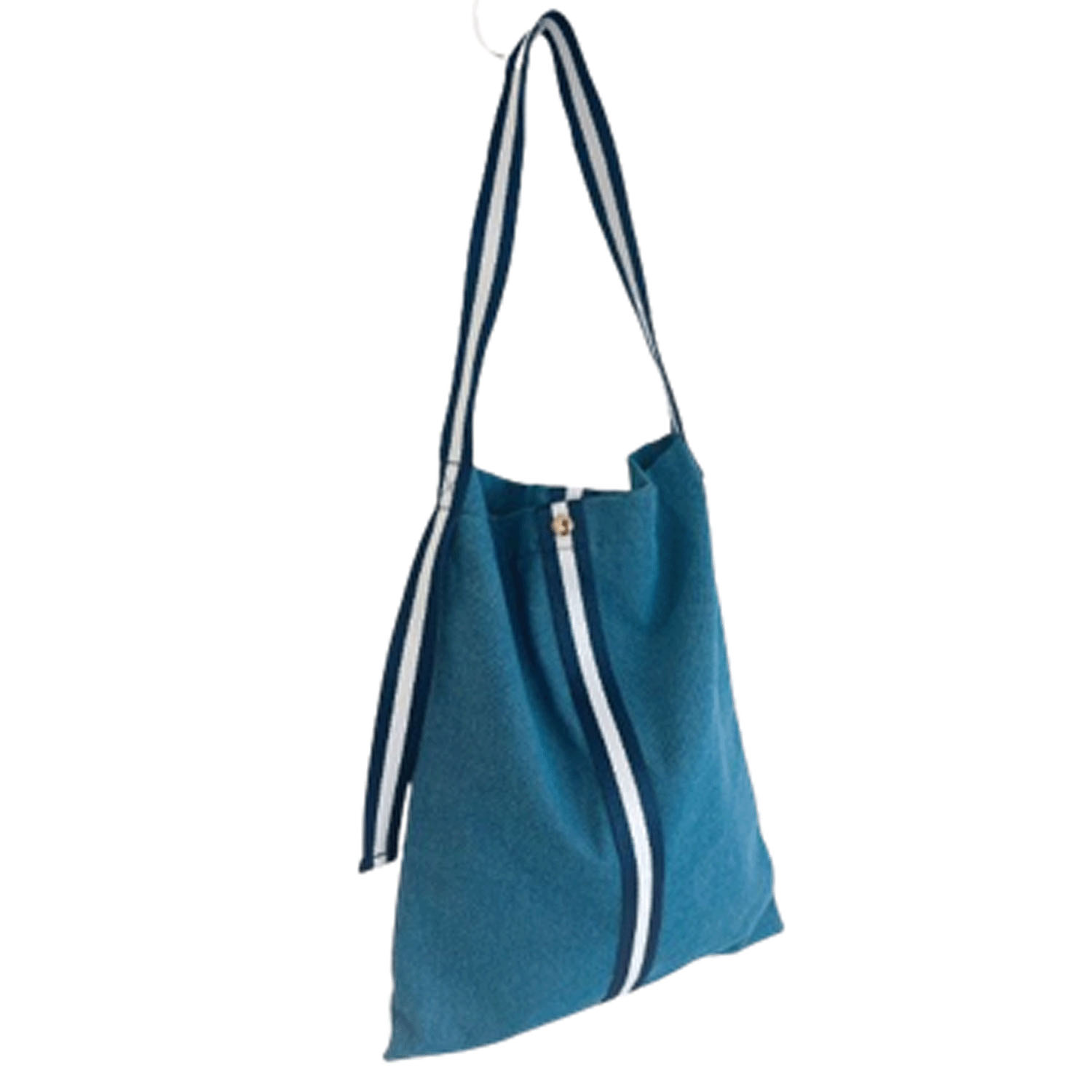 キャンバスラインテープ付ワンショルダーバッグ - 画像3