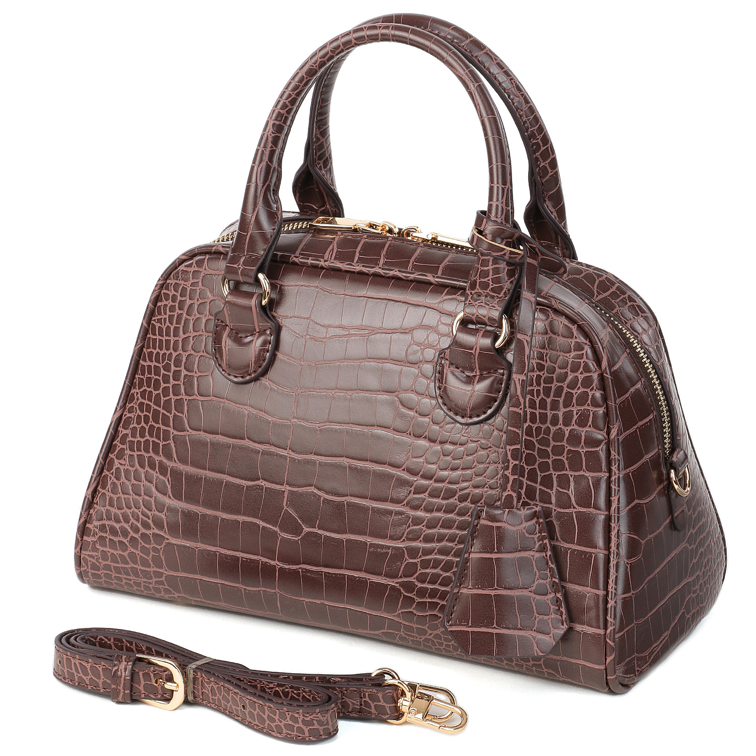 cachecache アソート合皮ボストンバッグ - 画像1