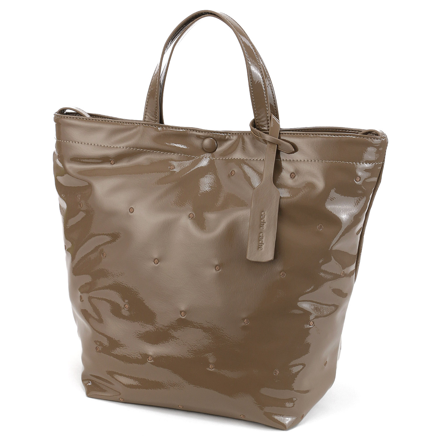 cachecache エナメルドット刺繍2WAYトートバッグ - 画像5