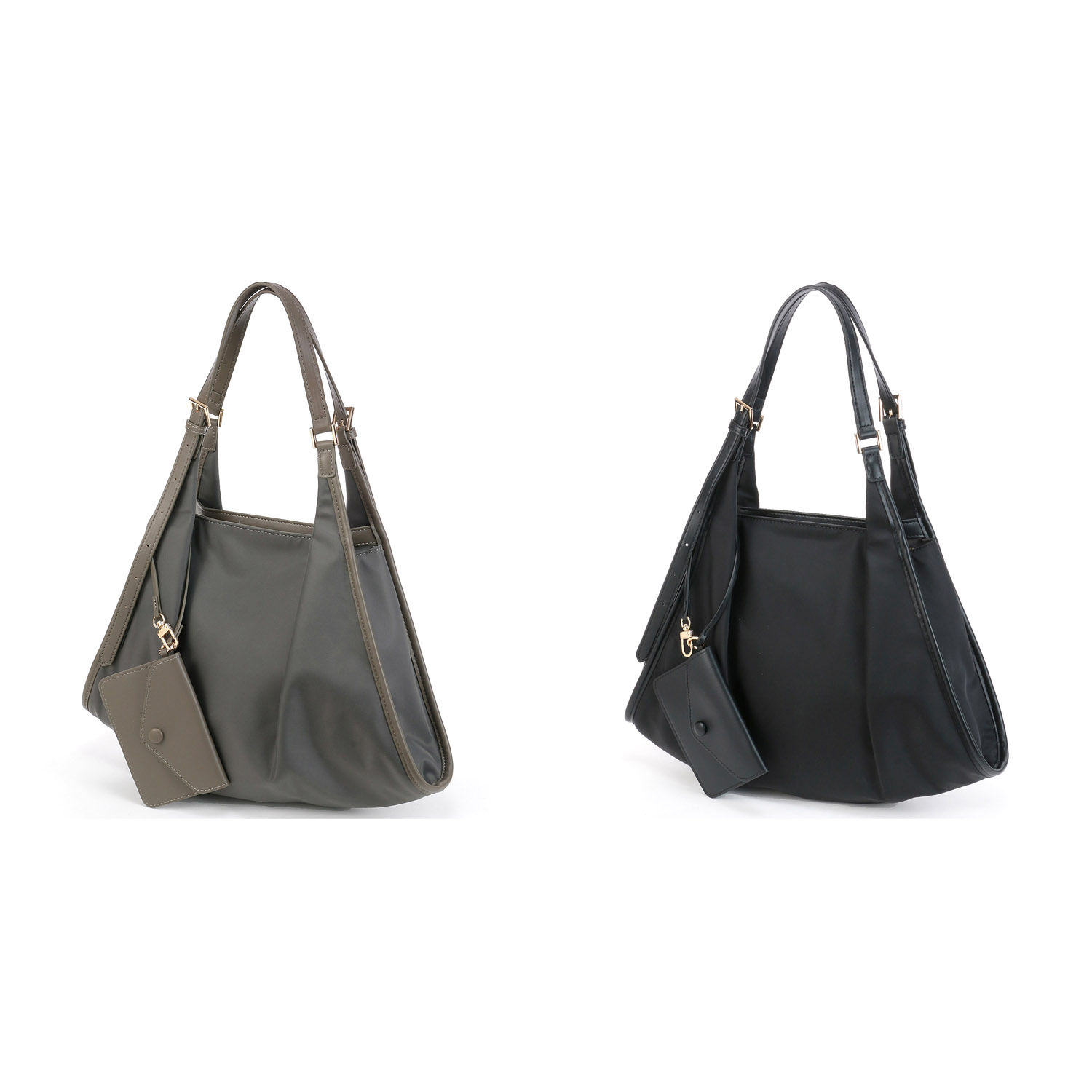 cachecache ベルトハンドルナイロントートバッグ - 画像1