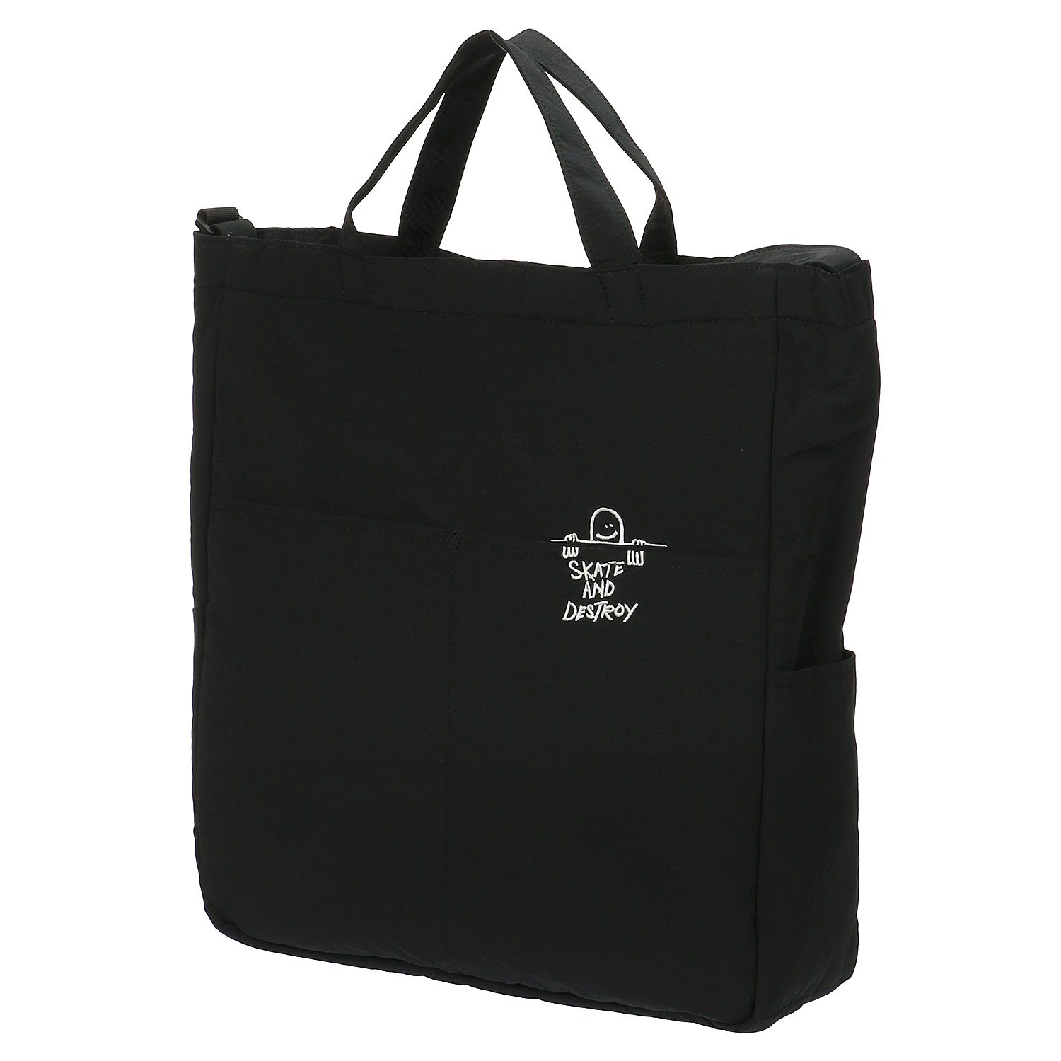 THRASHER シワナイロン2WAYトートバッグ L